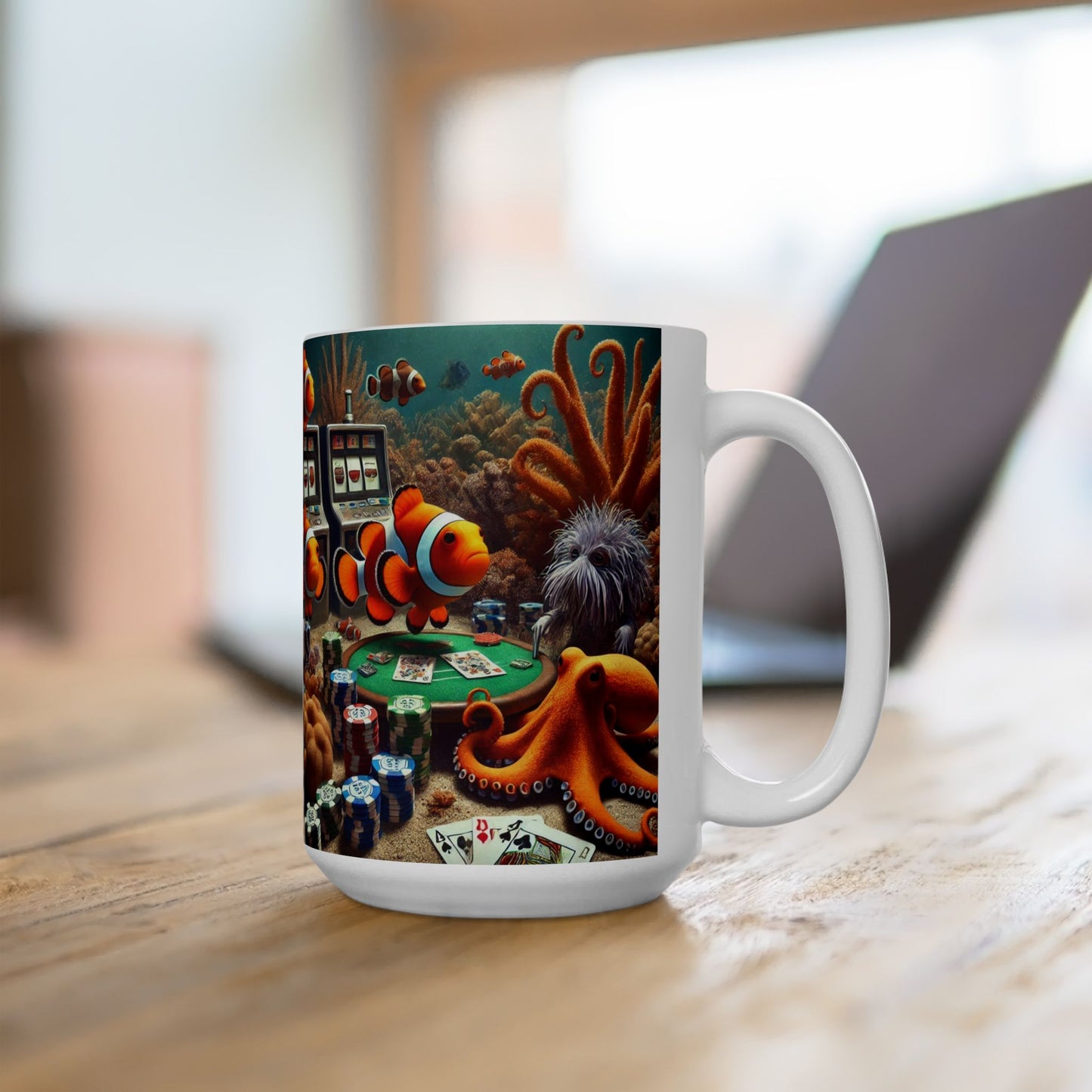 Clown Fish Casino Ceramic Mug