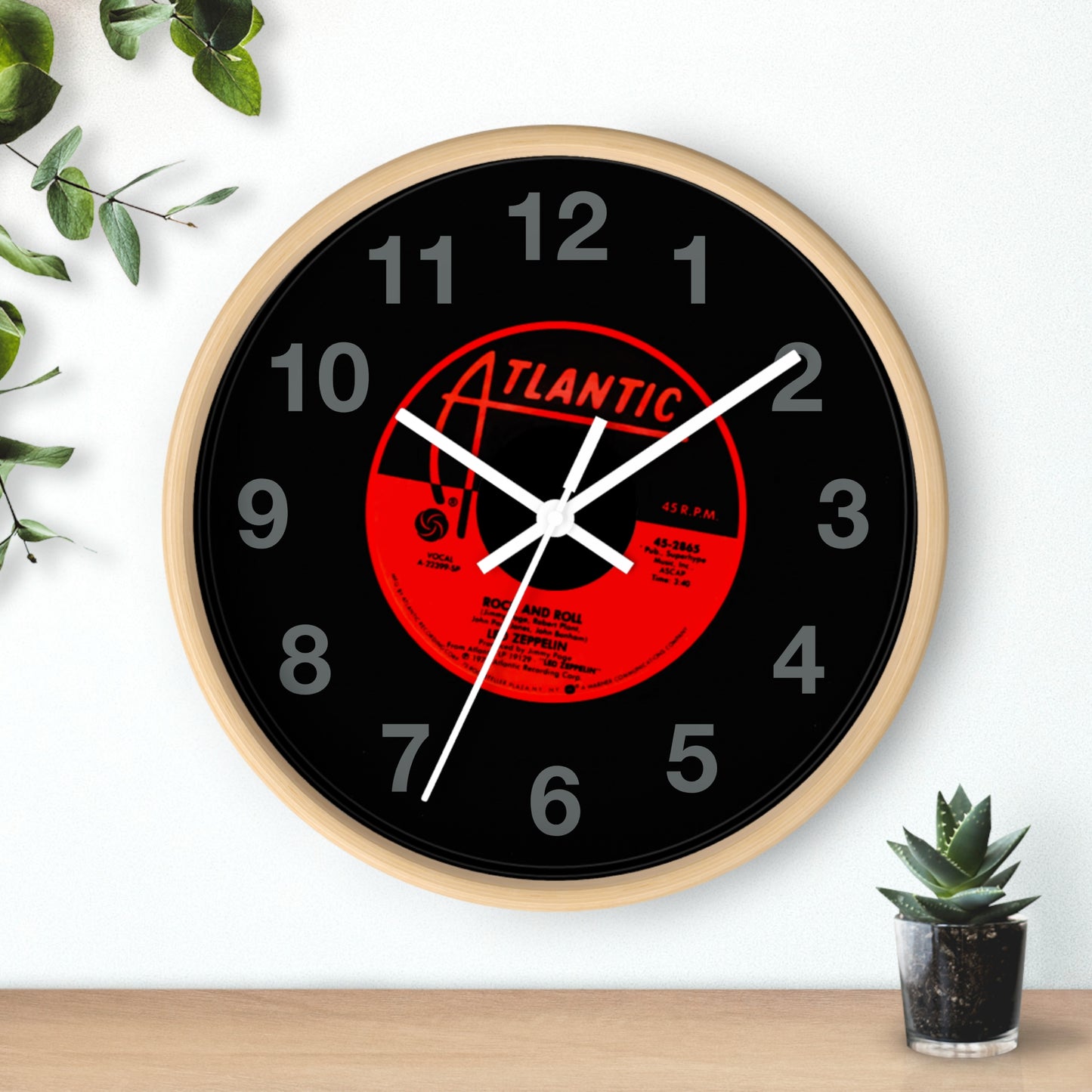 Musician Rock and Roll Wall Clock