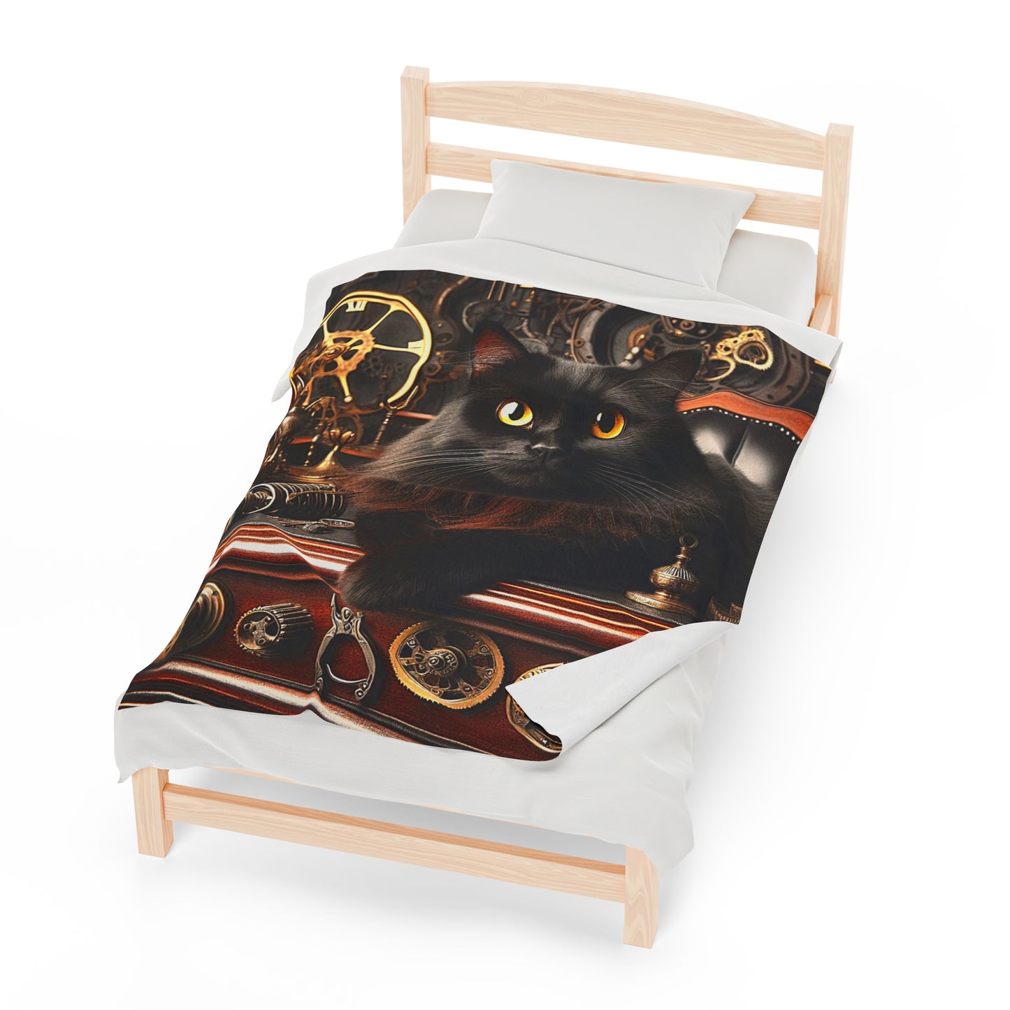 Black Cat Plush Blanket
