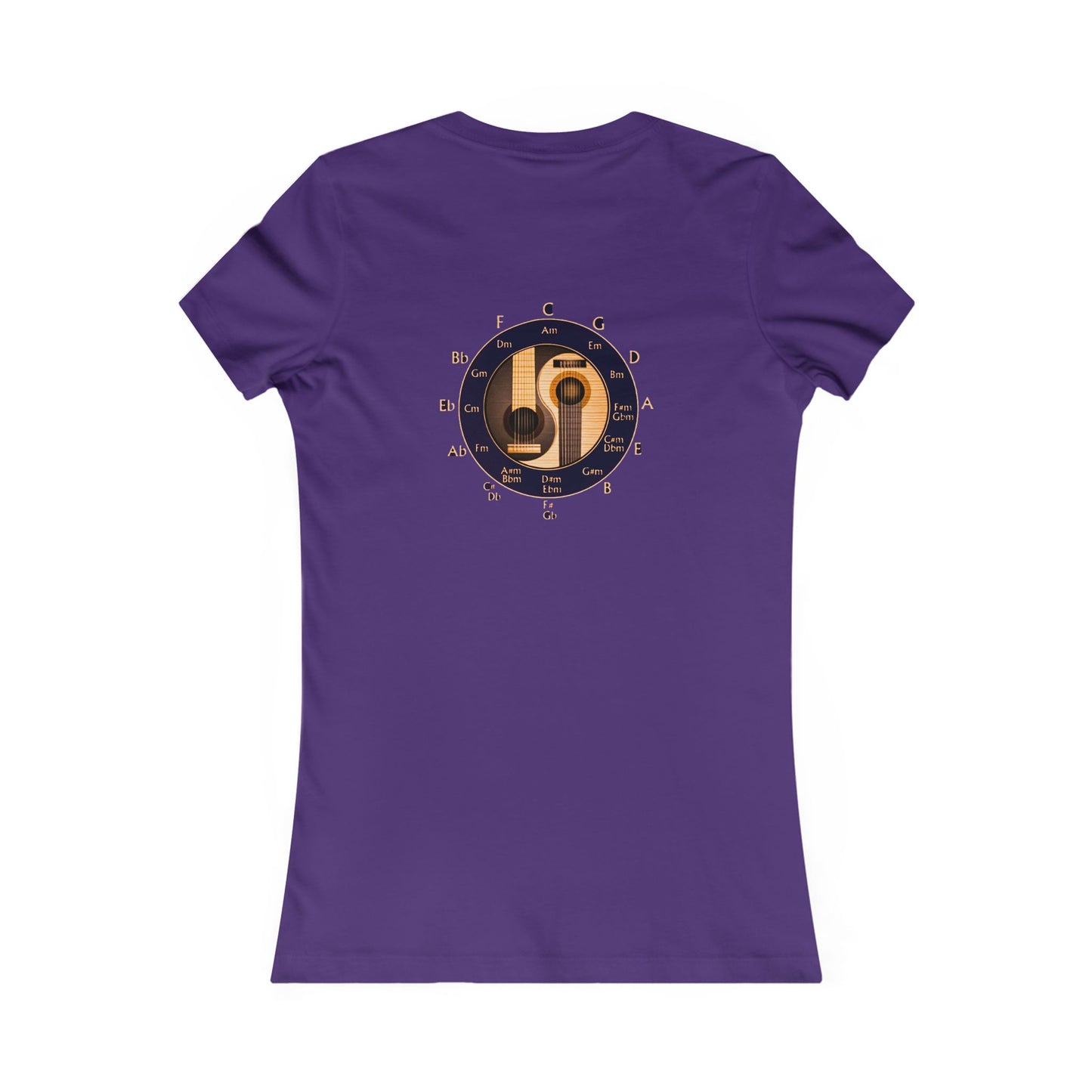 Circle of Fifths Women's Favorite contoured 100% cotton tee