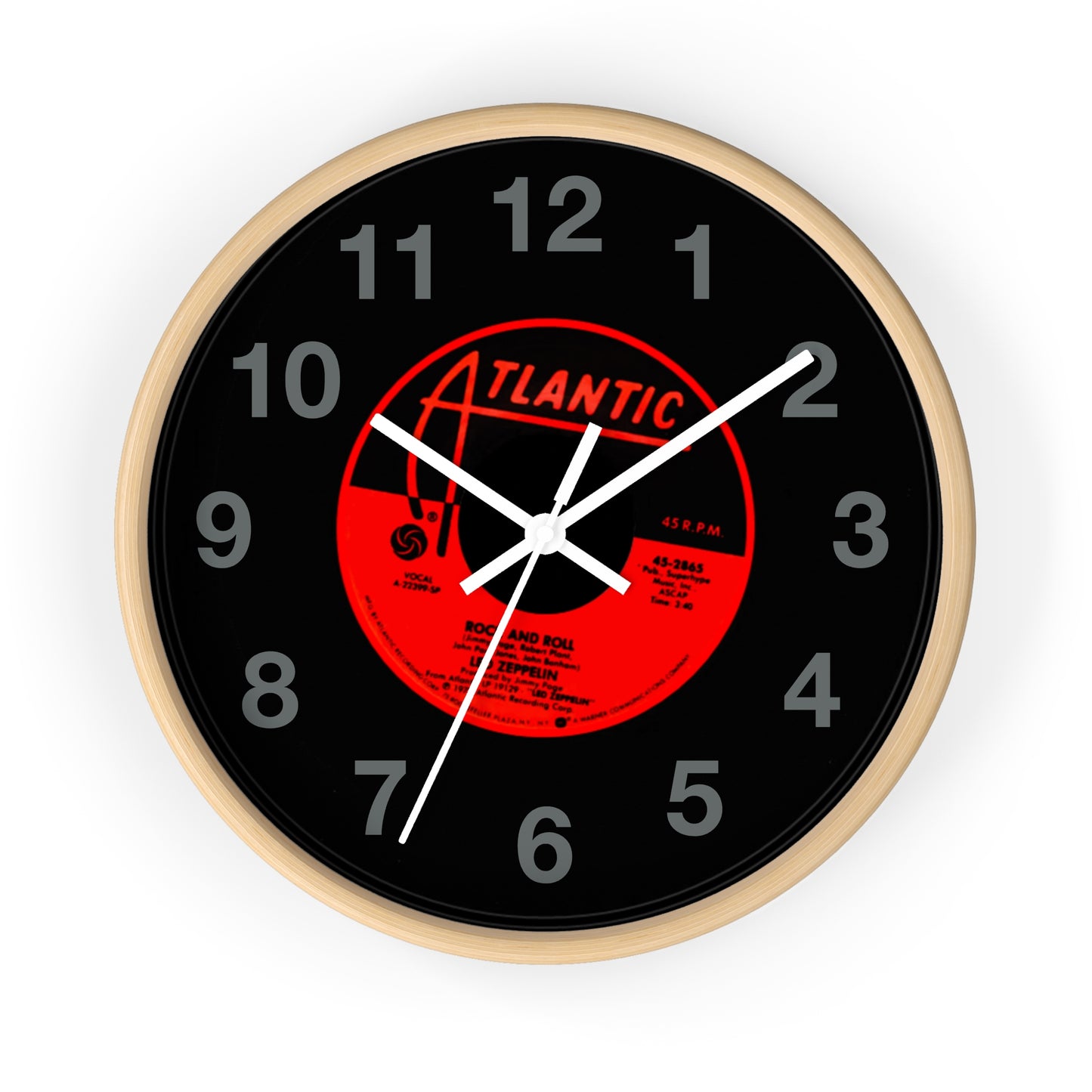 Musician Rock and Roll Wall Clock