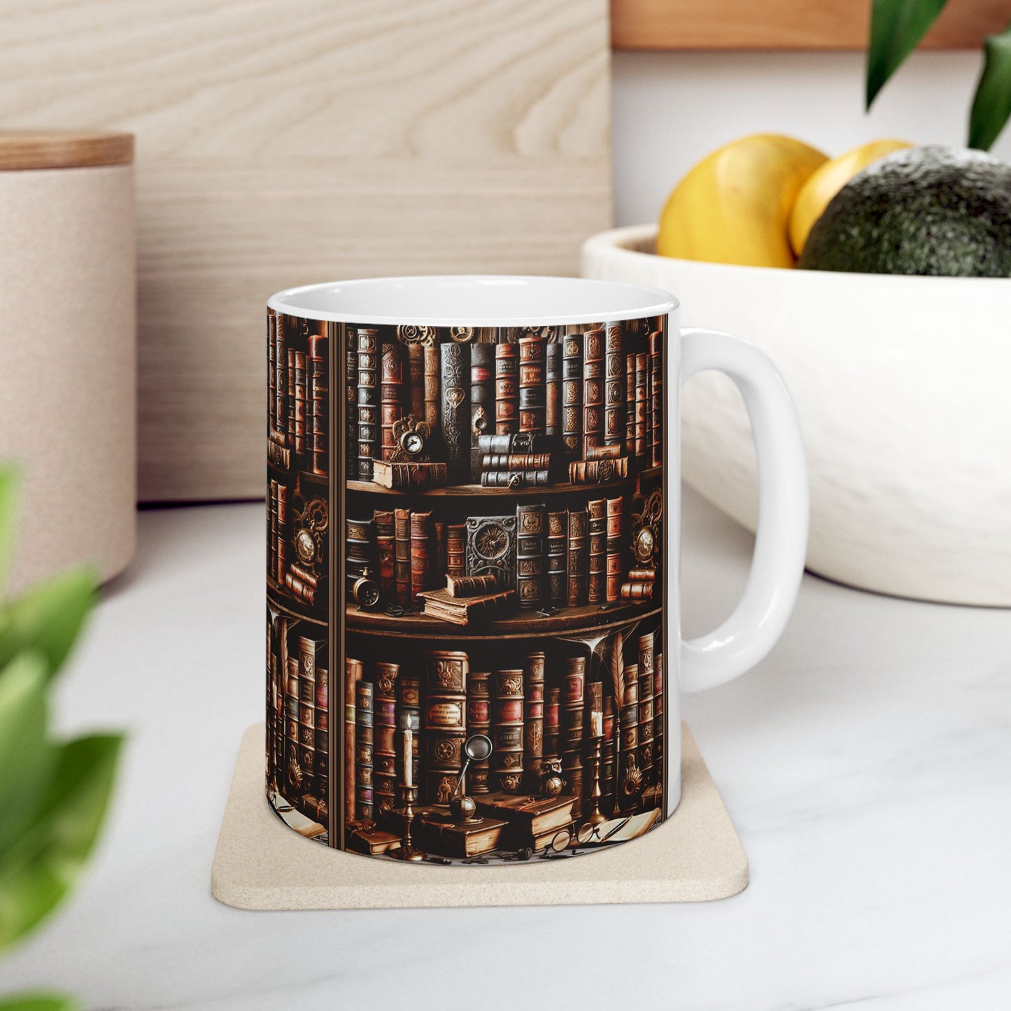 Bookworm Coffee Mug (11oz, 15oz) -