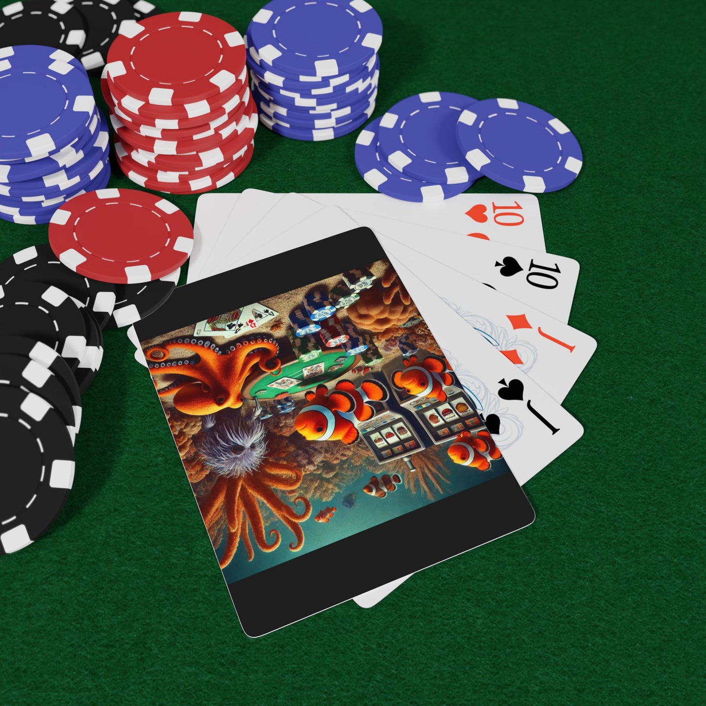 Clown Fish Poker Playing Cards