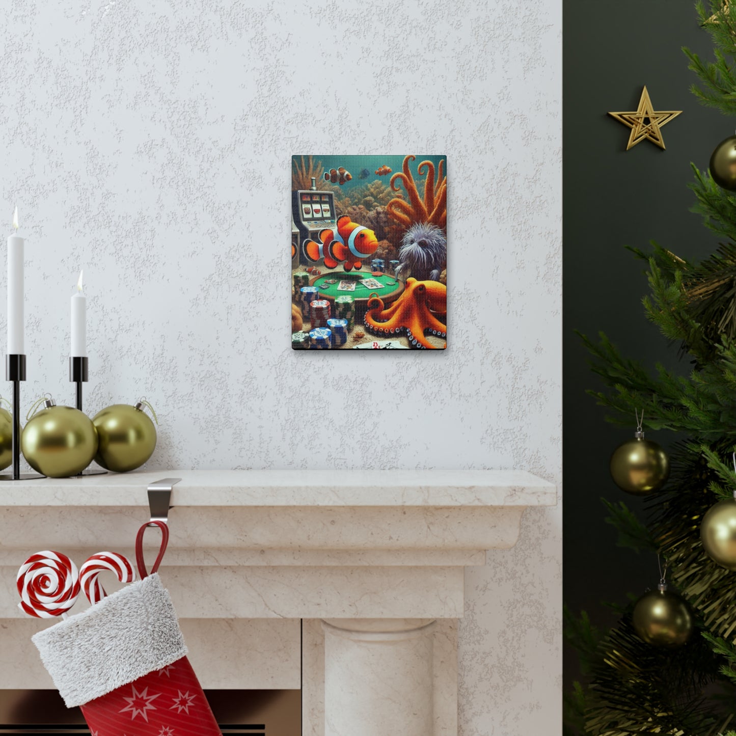 Clownfish Casino Canvas Wraps