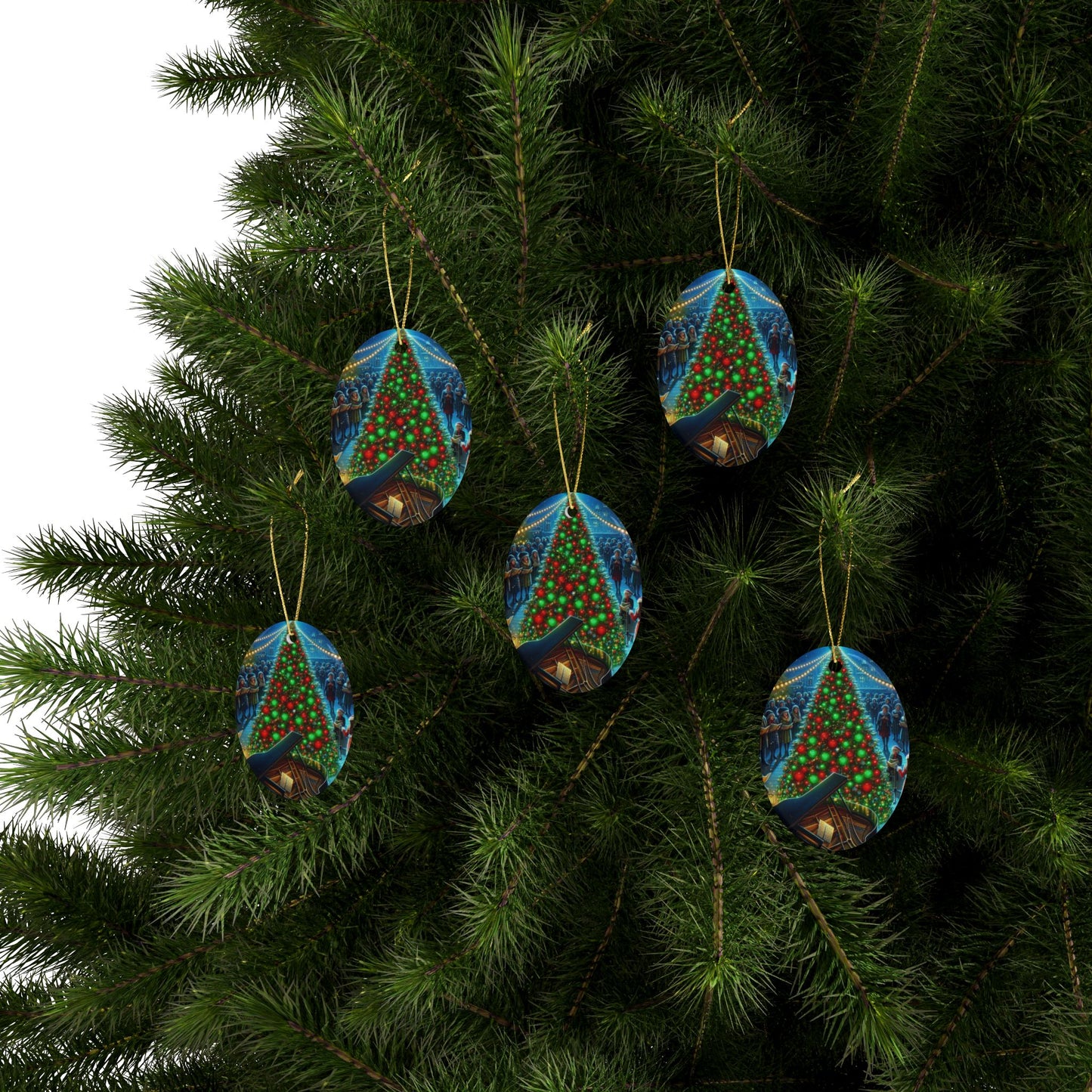 Christmas Ceramic Ornaments (1pcs, 5pcs, 10pcs, 20pcs)