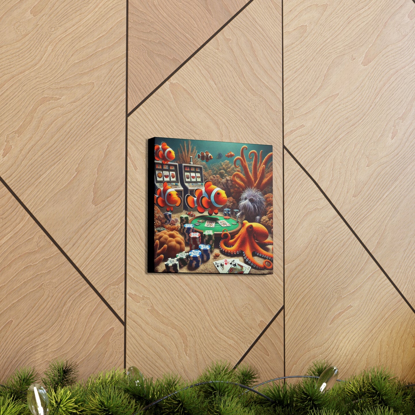 Clownfish Casino Canvas Wraps