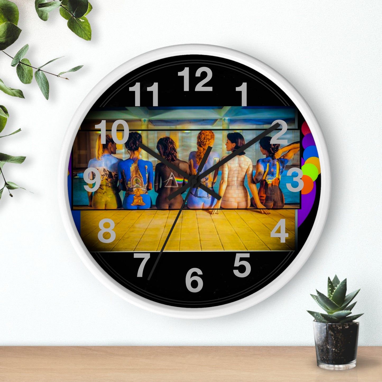 Clock Pink Floyd Wall Clock - Album Cover Design