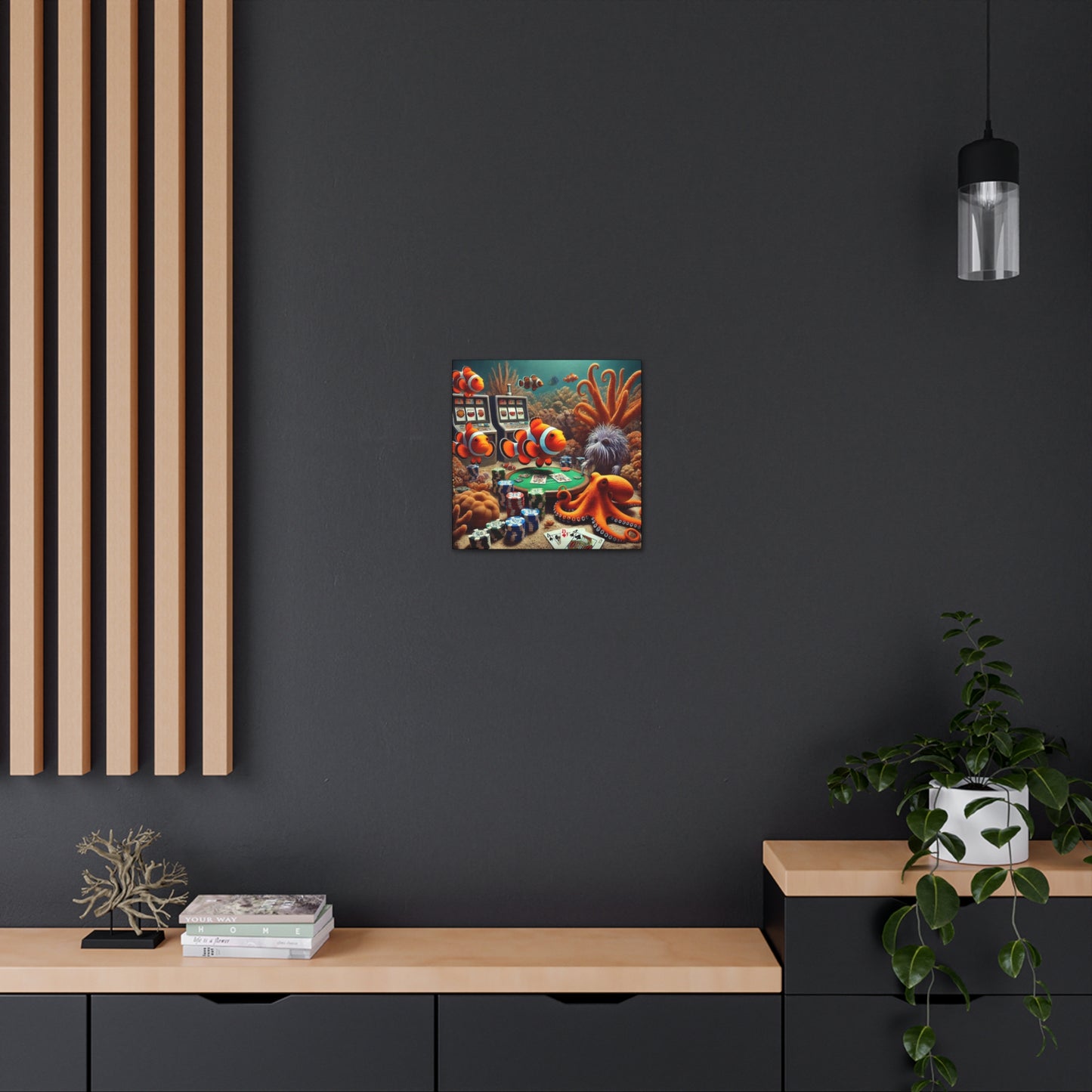 Clownfish Casino Canvas Wraps