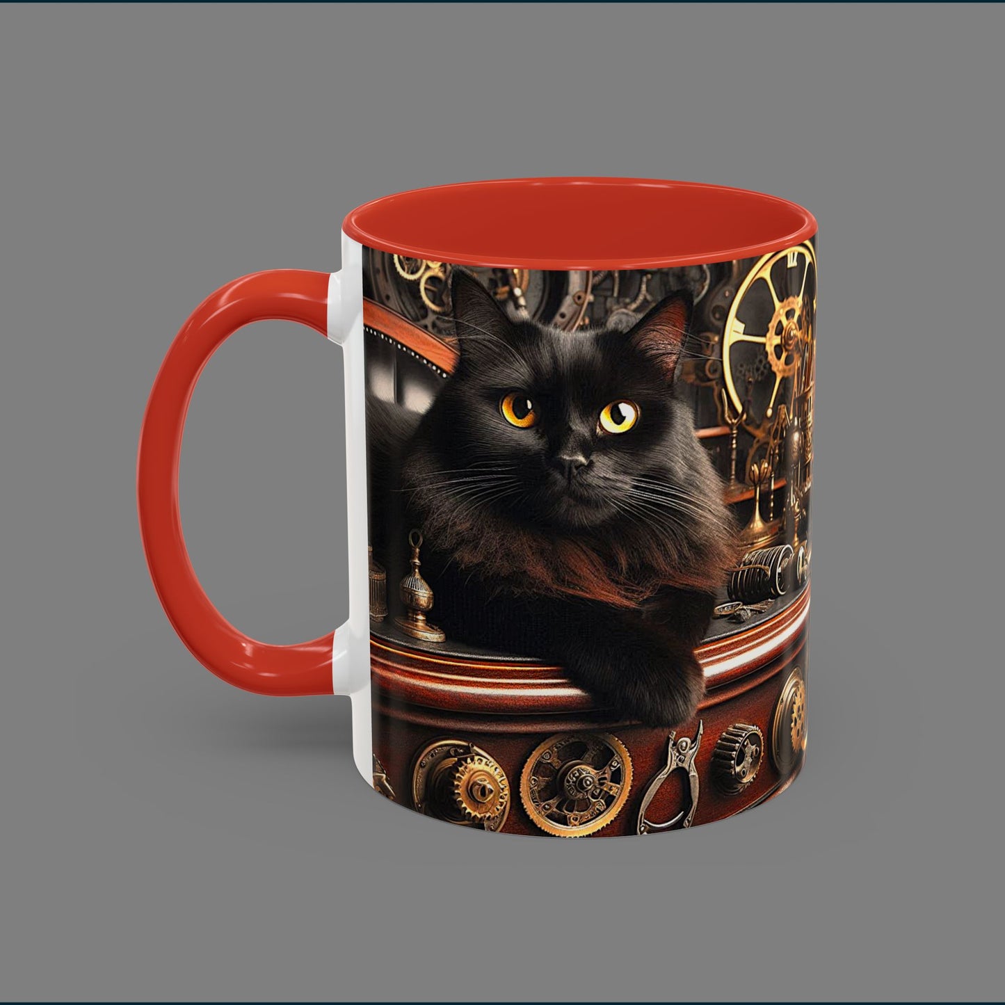 Black Cat Coffee Mug (11, 15oz)