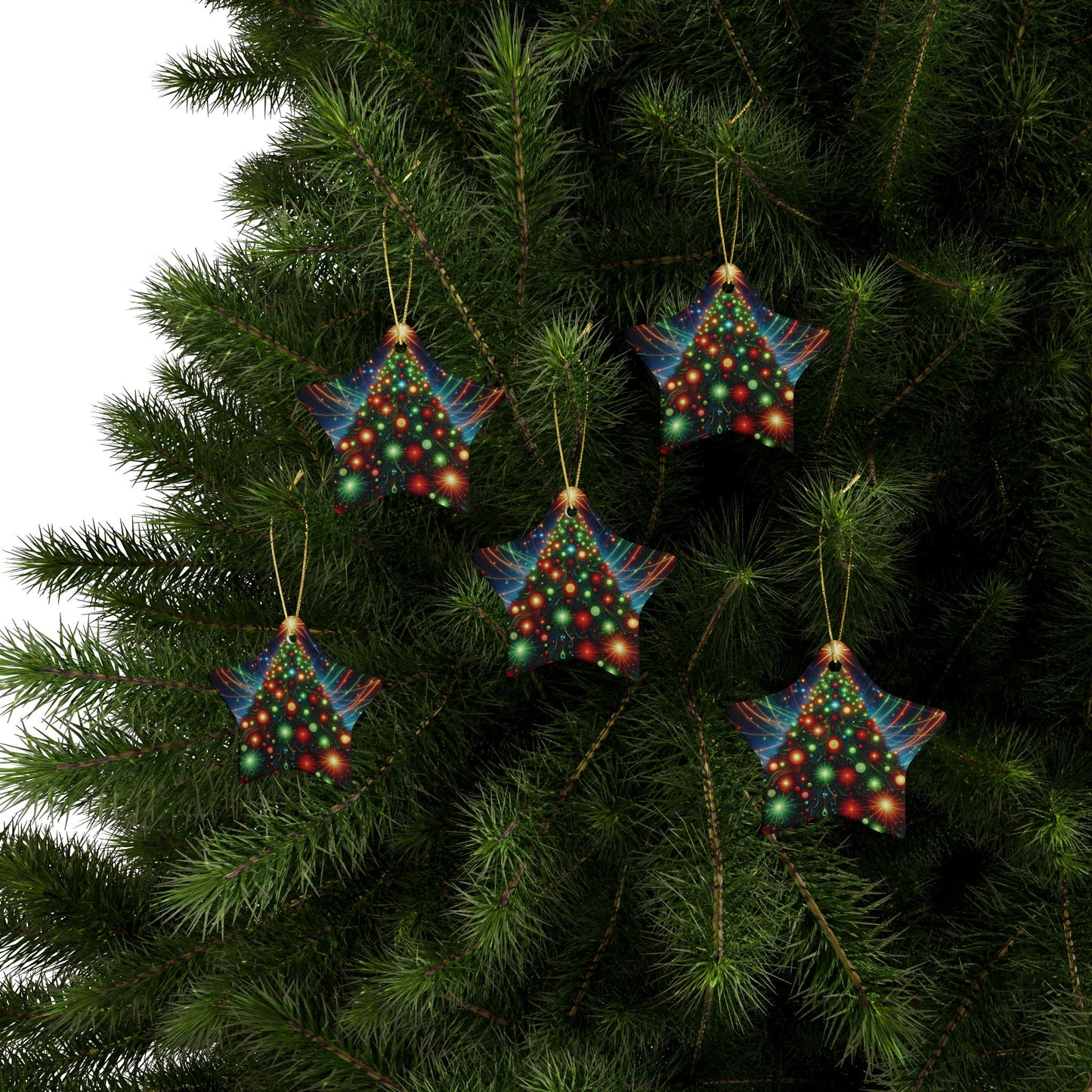Christmas Ceramic Ornaments (1pcs, 5pcs, 10pcs, 20pcs)