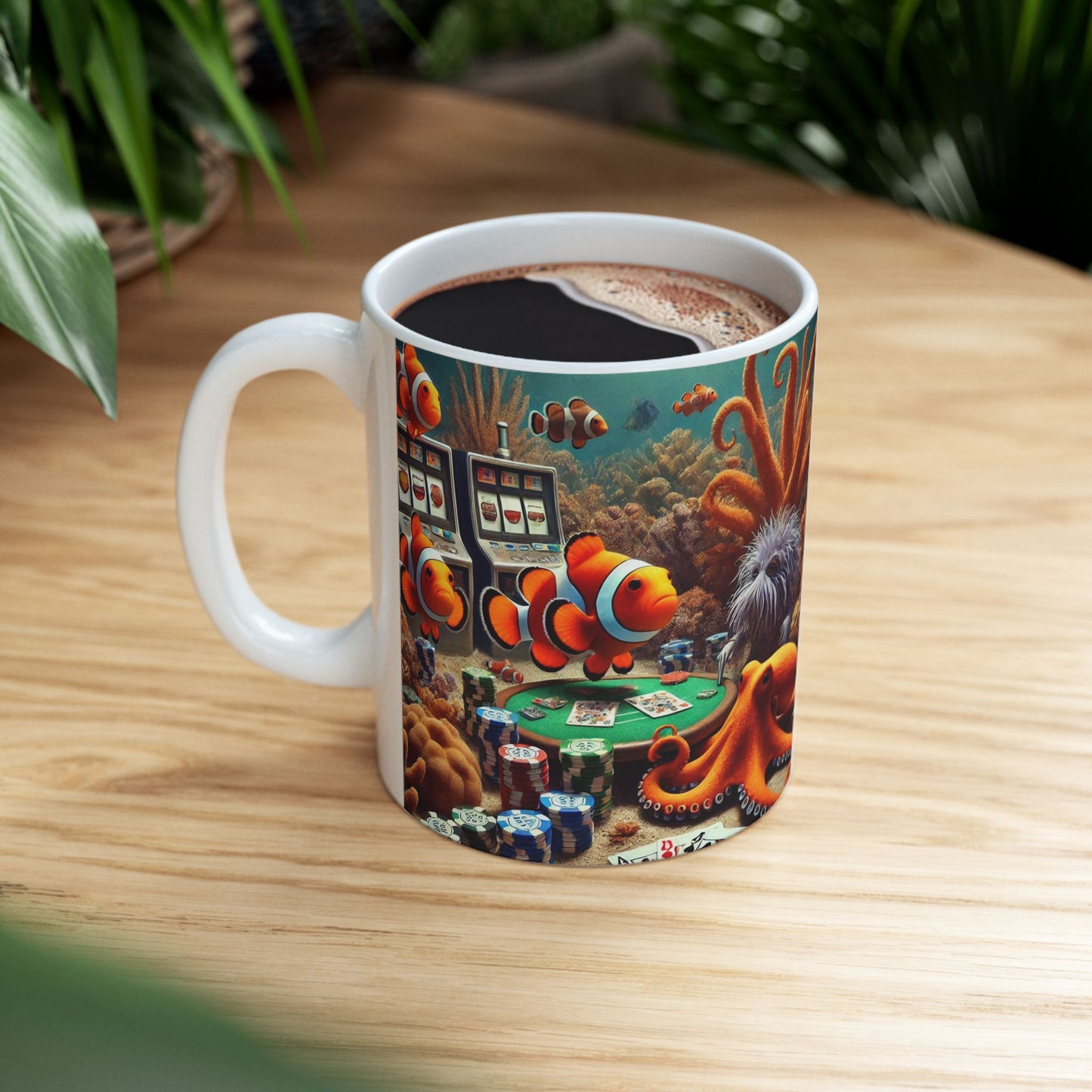 Clown Fish Casino Ceramic Mug