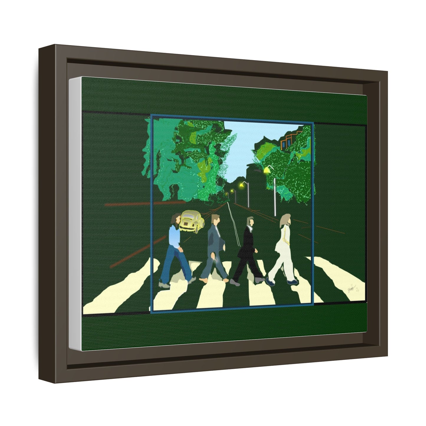 Matte Canvas, Framed (Multi-color)