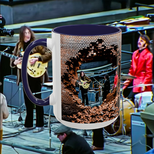 Musician Coffee Mug Beatles Rooftop