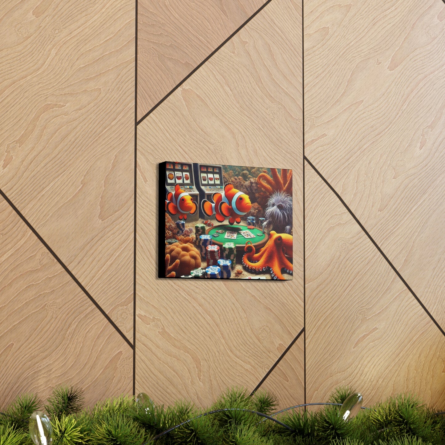 Clownfish Casino Canvas Wraps