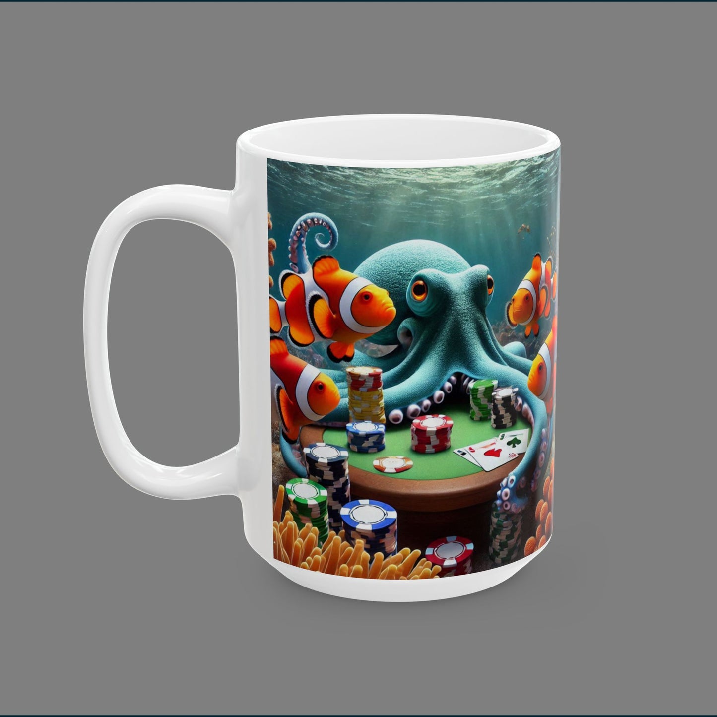 Clown Fish Casino Ceramic Mug