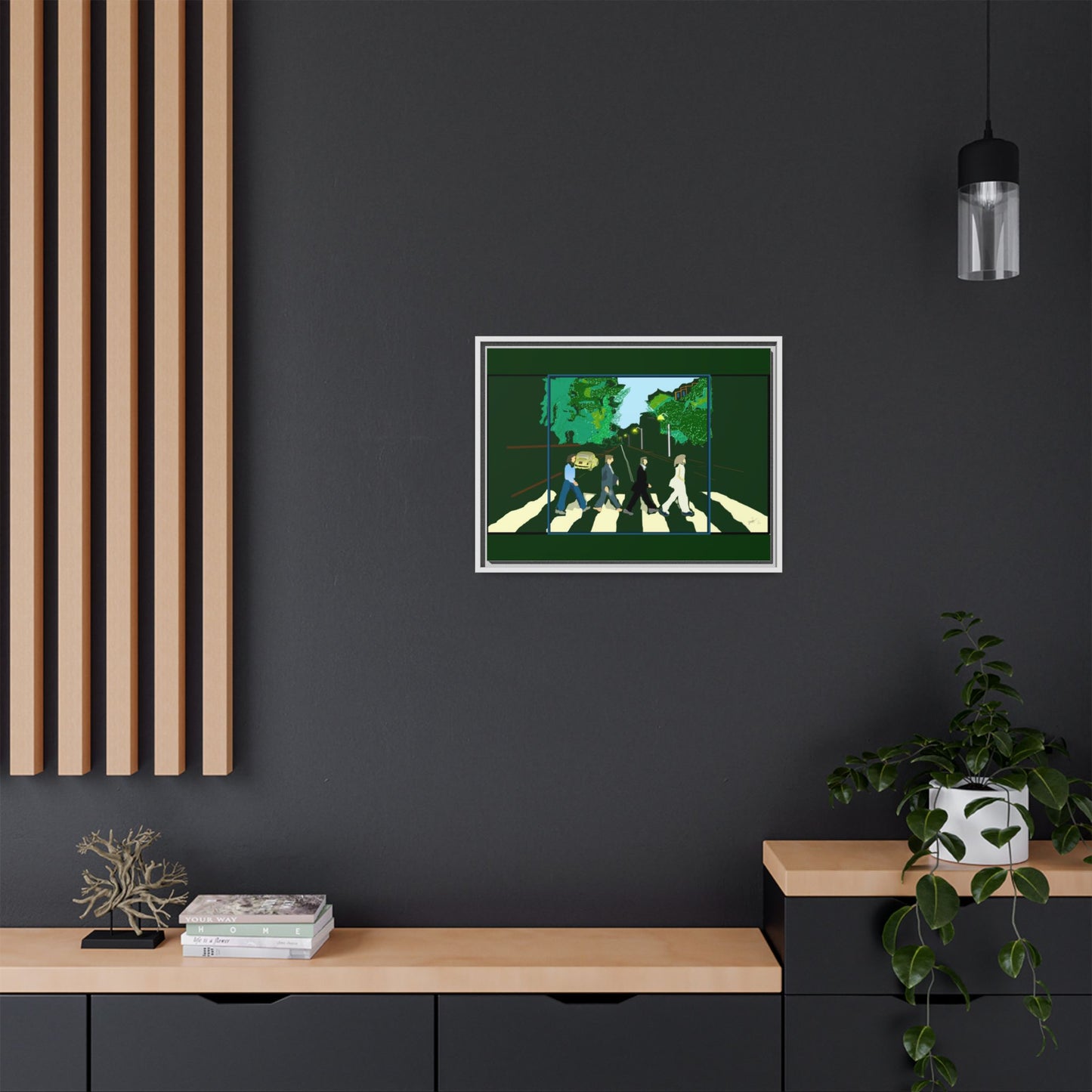 Matte Canvas, Framed (Multi-color)