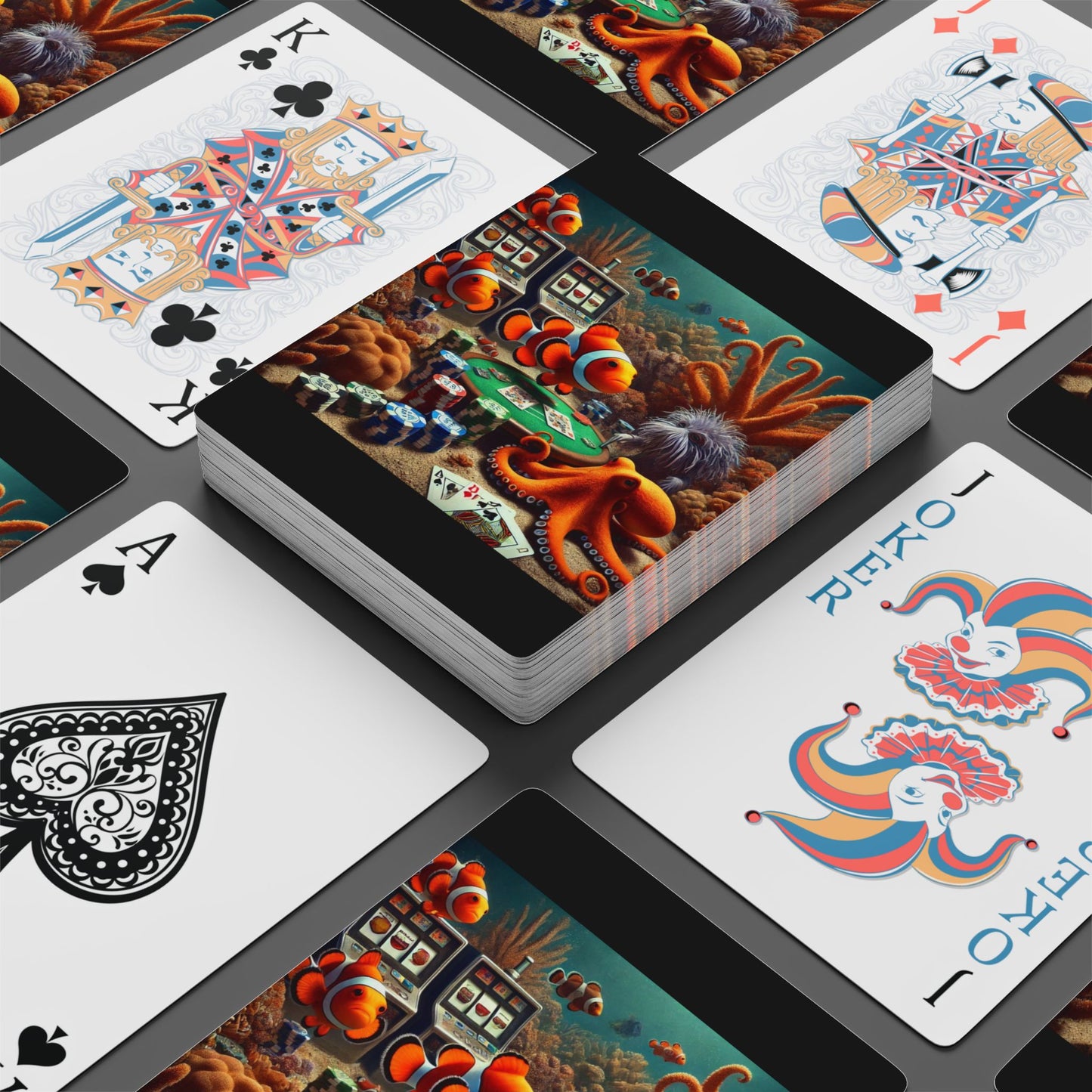 Clown Fish Poker Playing Cards