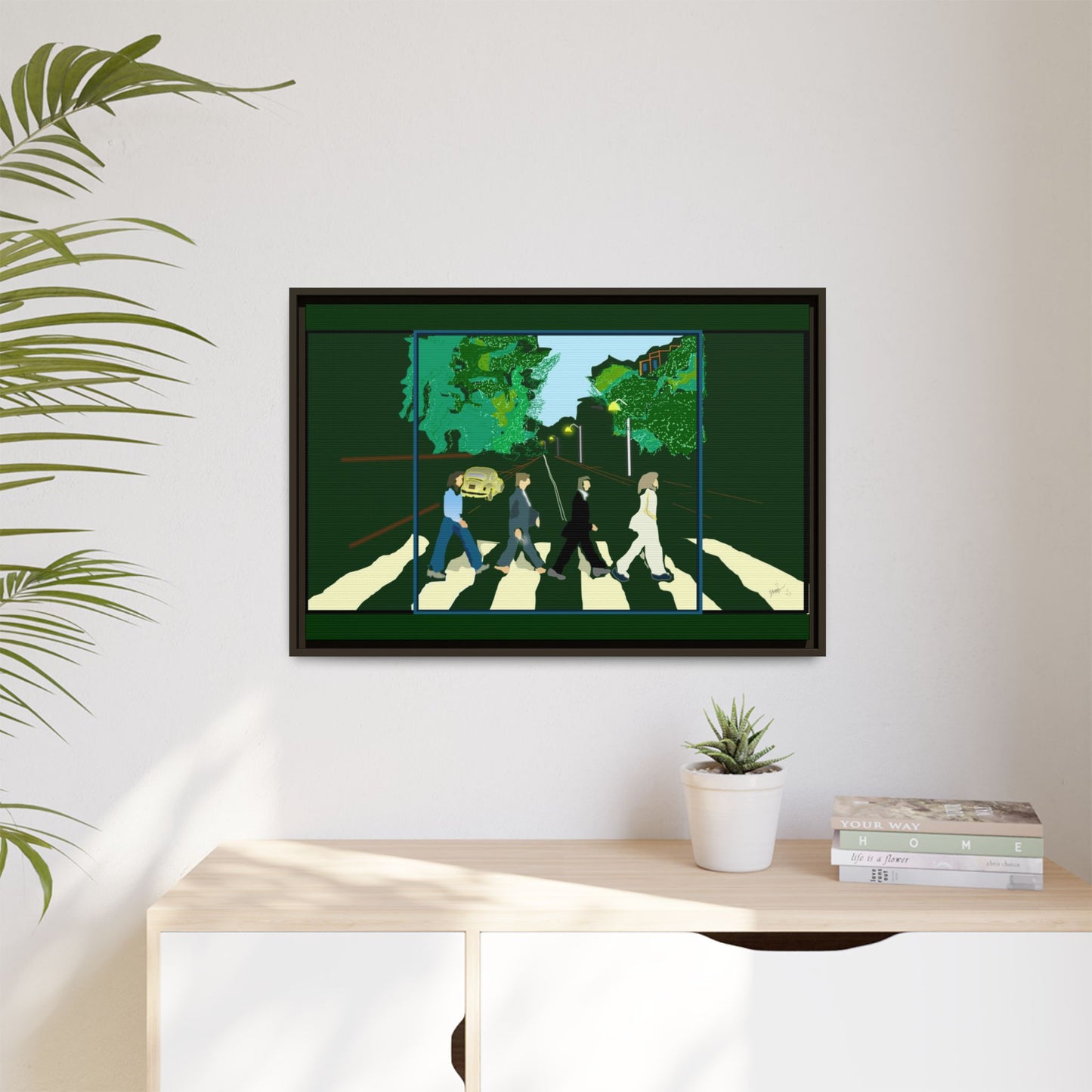 Matte Canvas, Framed (Multi-color)