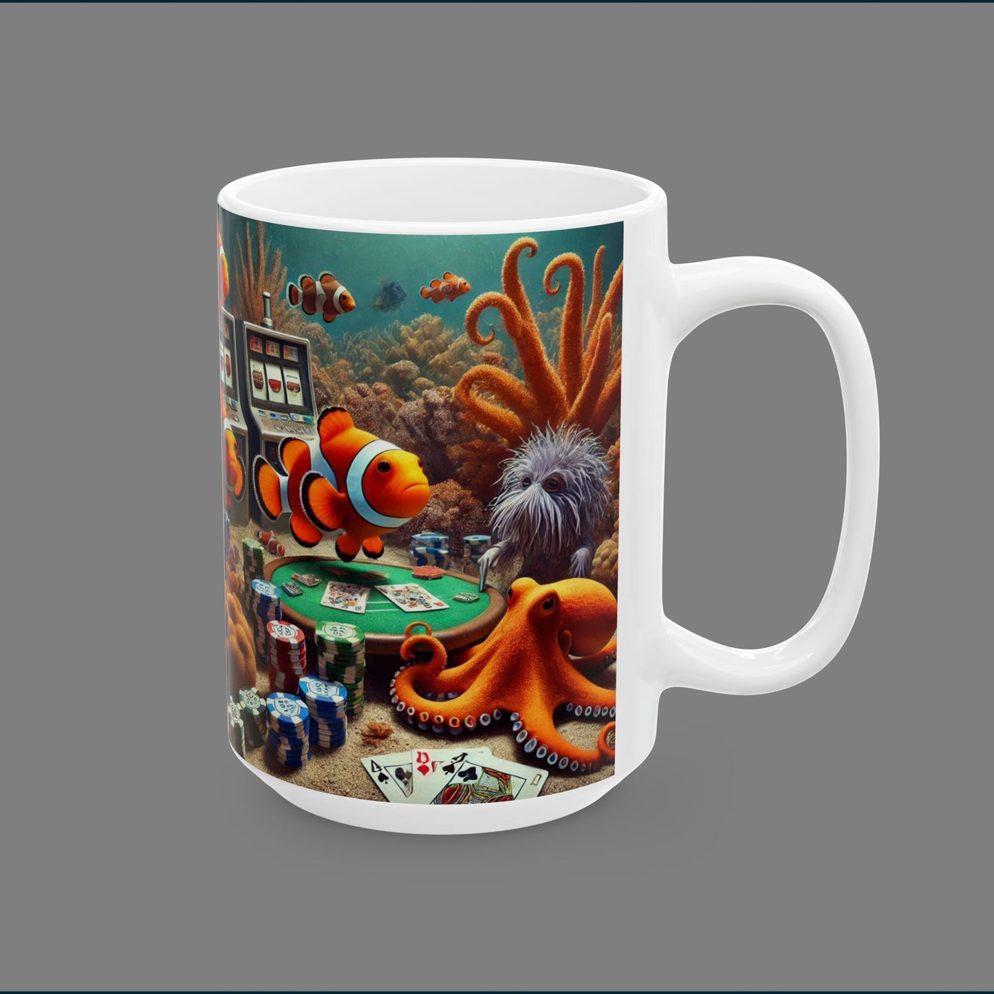 Clown Fish Casino Ceramic Mug