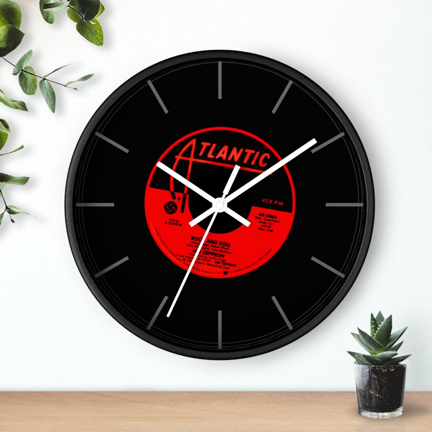 Musician Rock and Roll Wall Clock