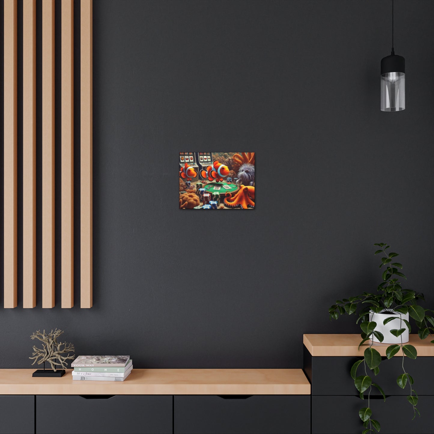 Clownfish Casino Canvas Wraps