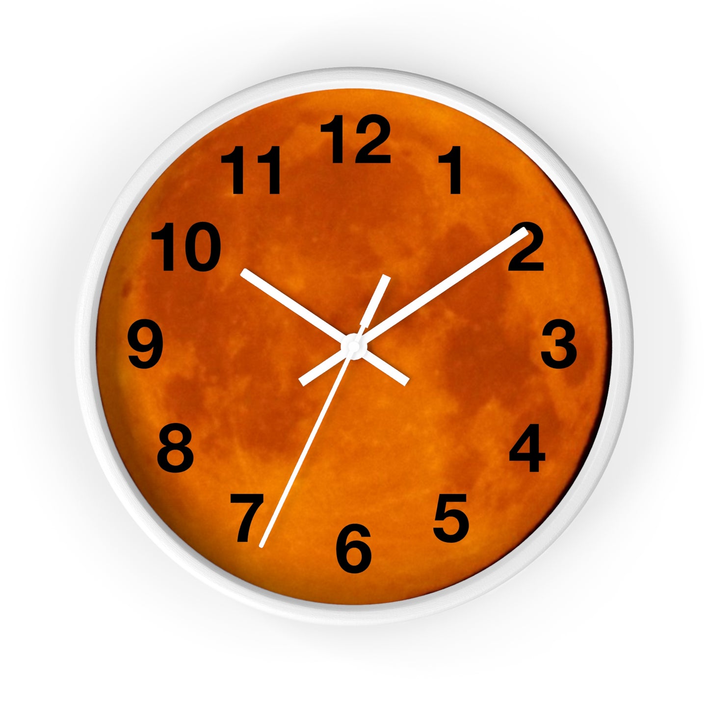 Clock: Full Blood Red Moon wall clock