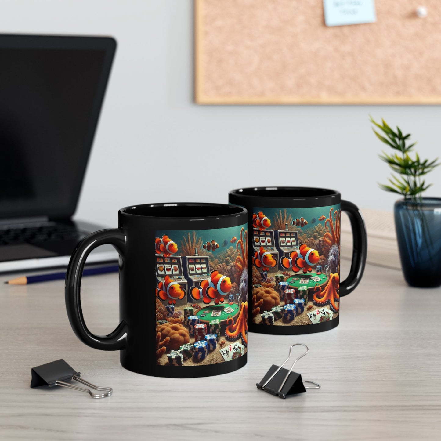 Nemo Casino Black Mug (11oz, 15oz)