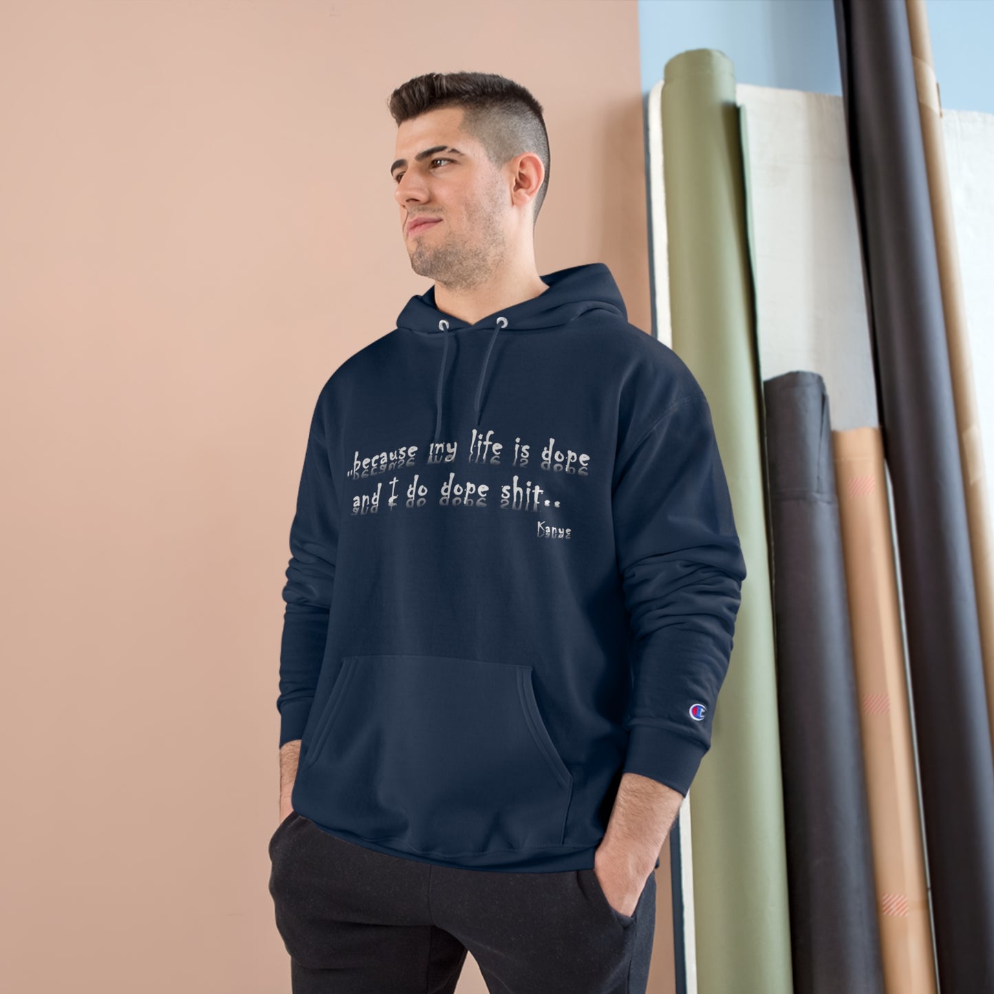 Hip Hop Unisex Hoodie Because My Life Is Dope and I Do Dope Sh**