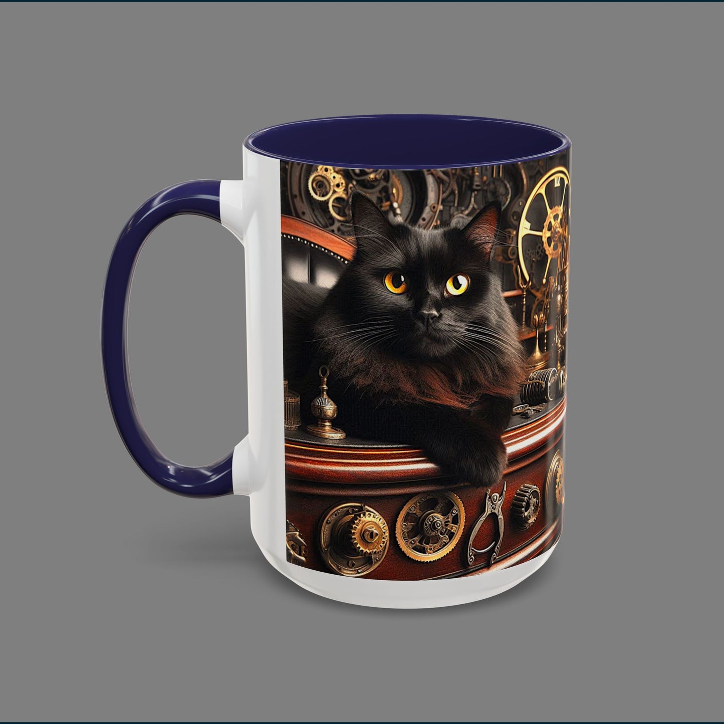 Black Cat Coffee Mug (11, 15oz)