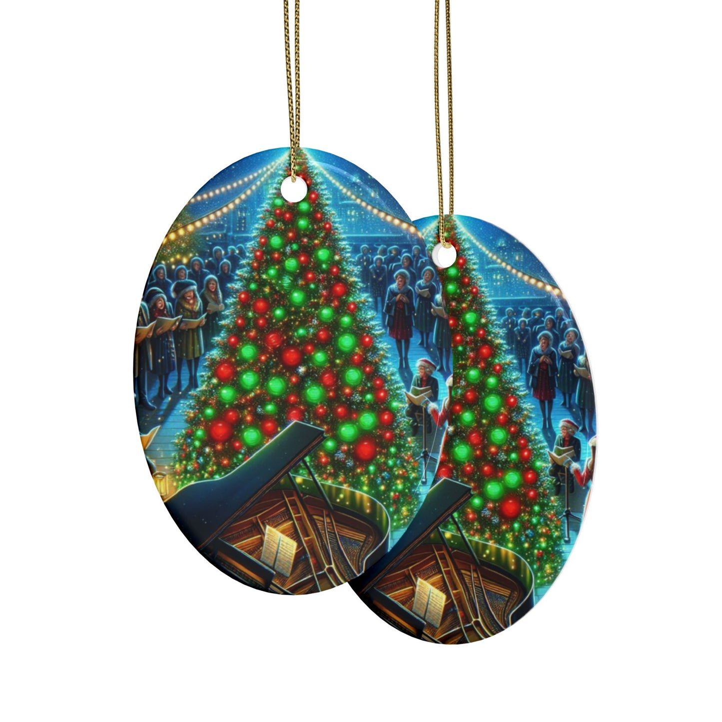 Christmas Ceramic Ornaments (1pcs, 5pcs, 10pcs, 20pcs)