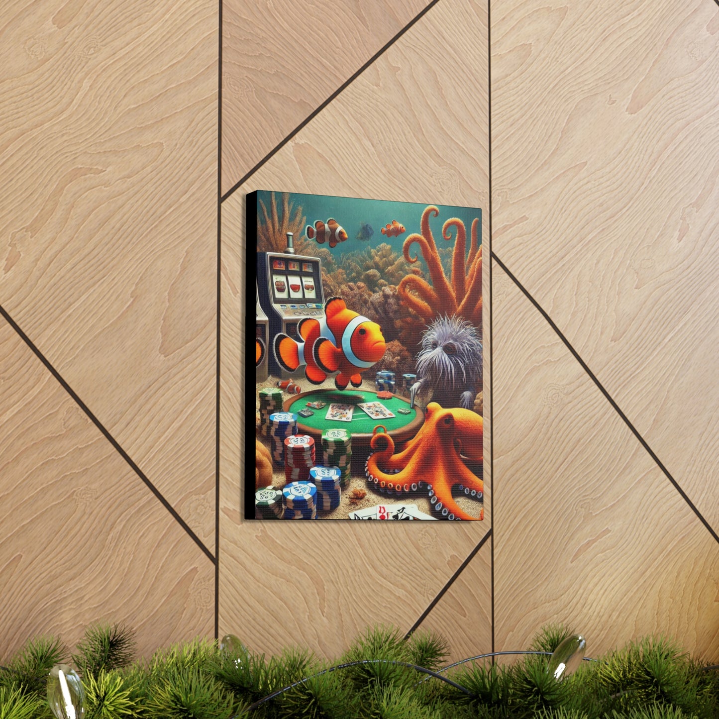 Clownfish Casino Canvas Wraps