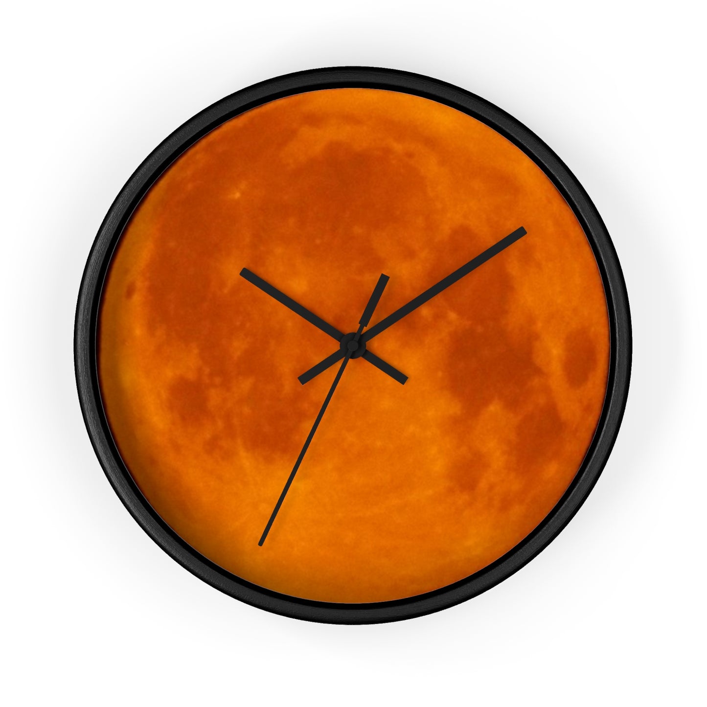 Clock: Full Blood Red Moon wall clock