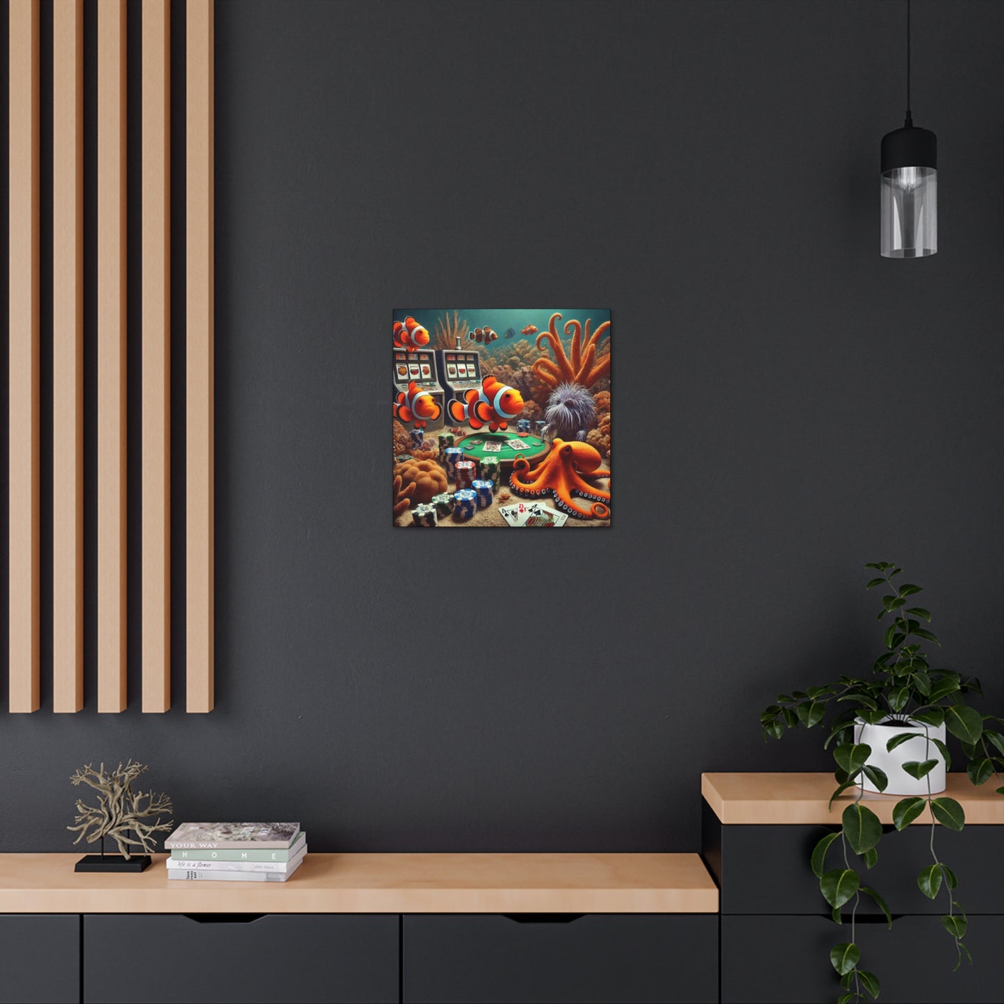 Clownfish Casino Canvas Wraps