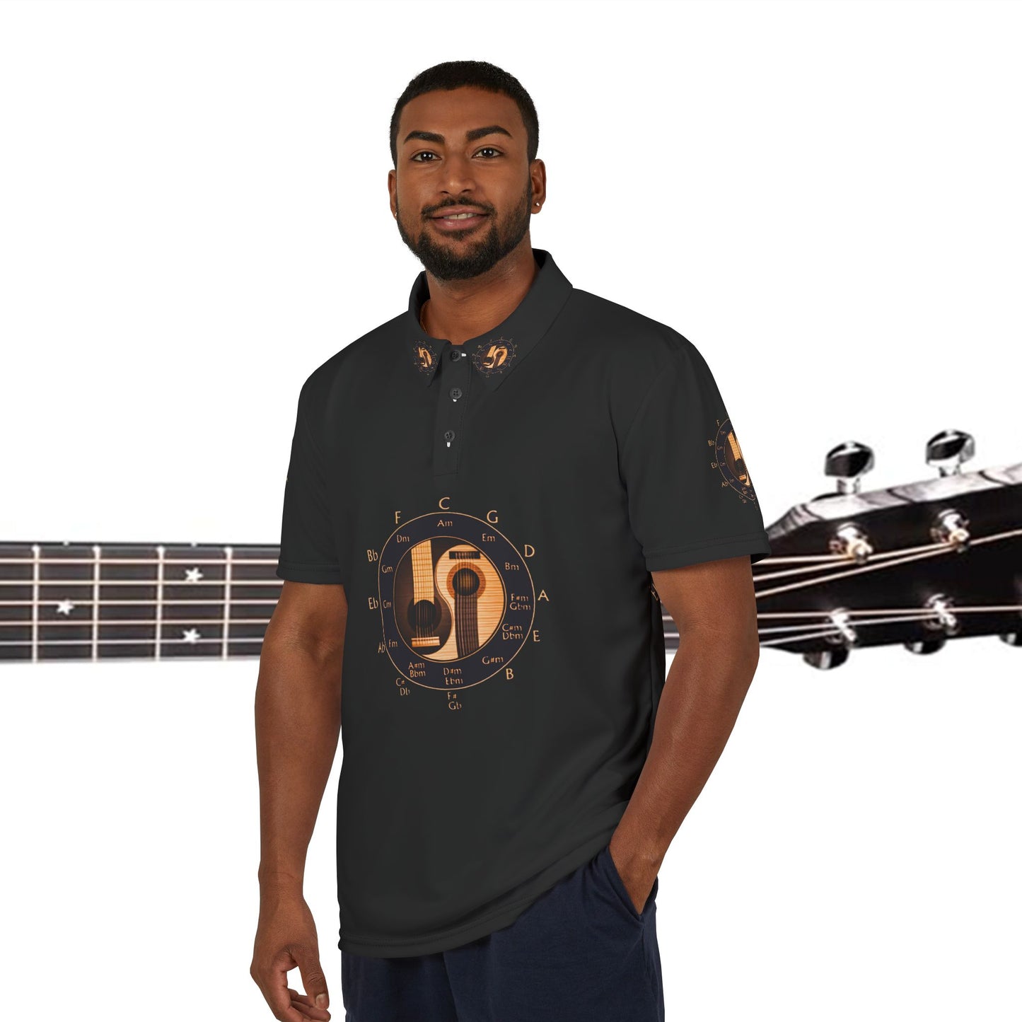 Musician Circle of Fifths Polo Shirt