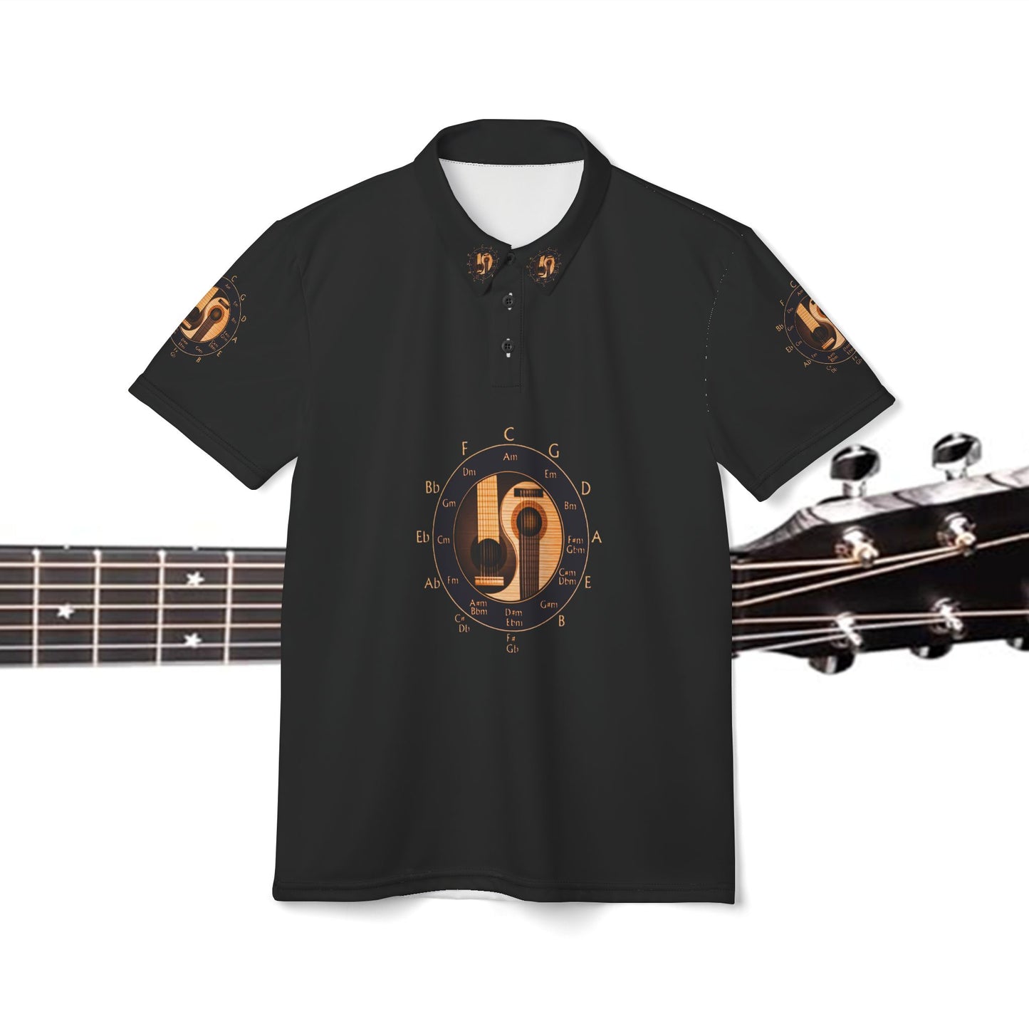 Musician Circle of Fifths Polo Shirt
