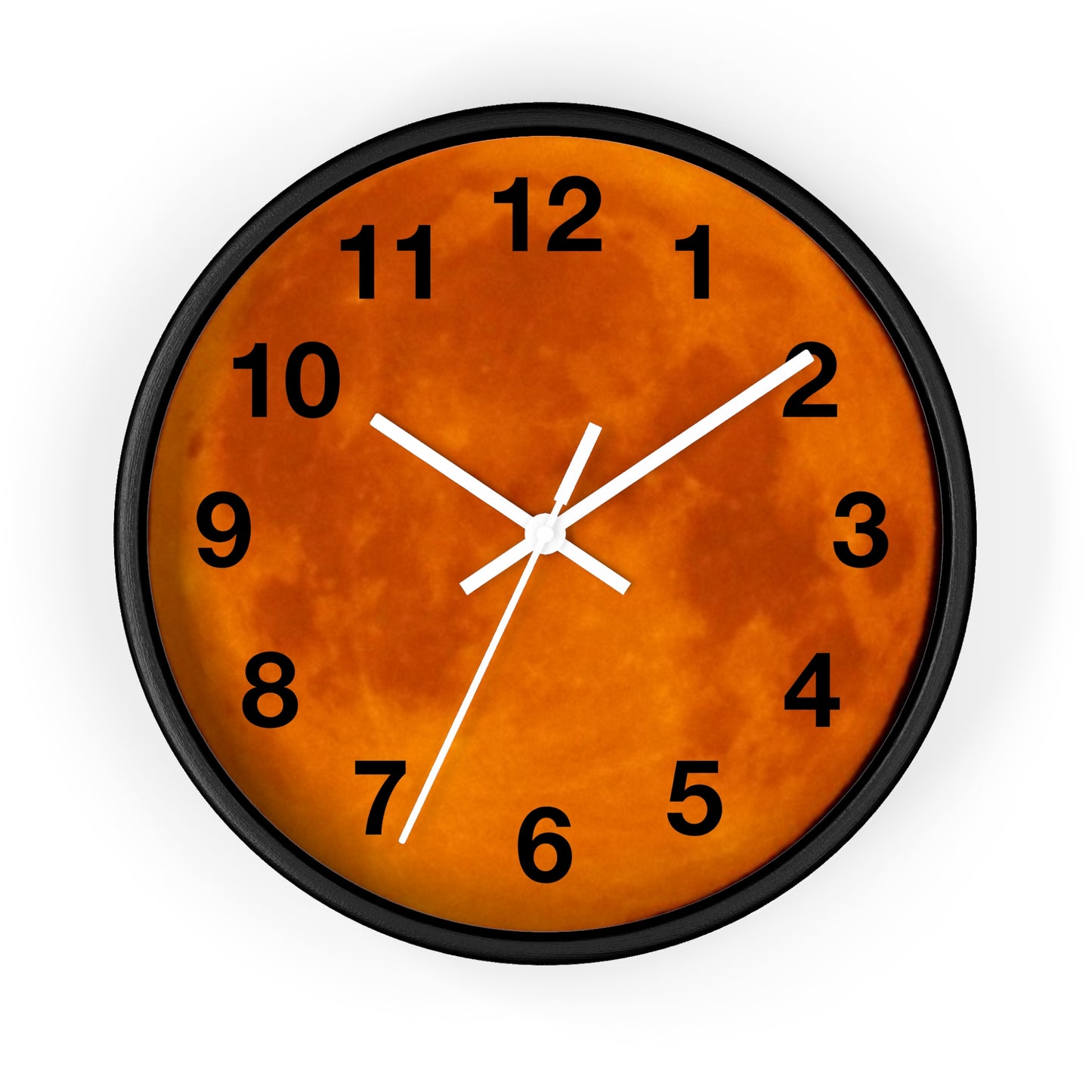 Clock: Full Blood Red Moon wall clock
