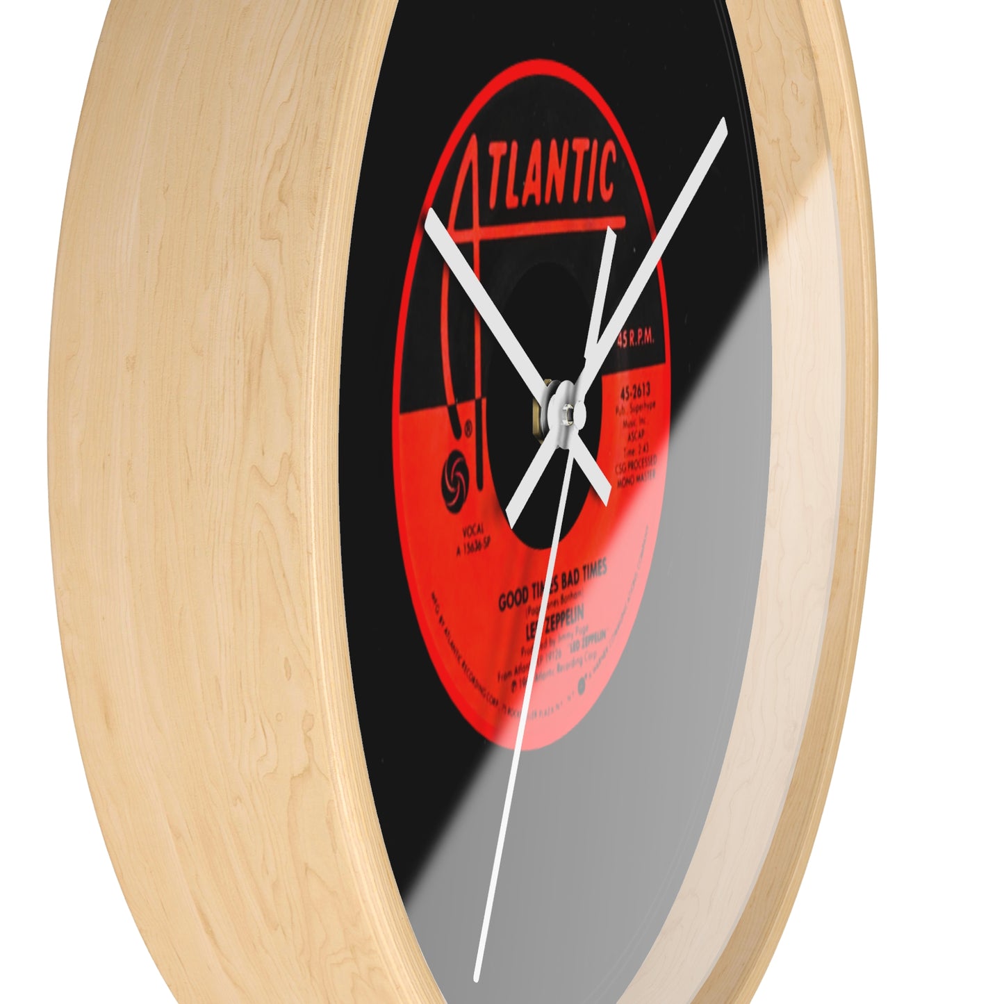 Musician Good Times Bad Times Wall Clock