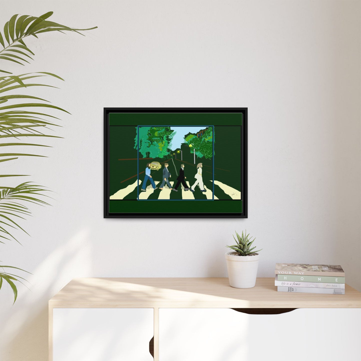 Matte Canvas, Framed (Multi-color)