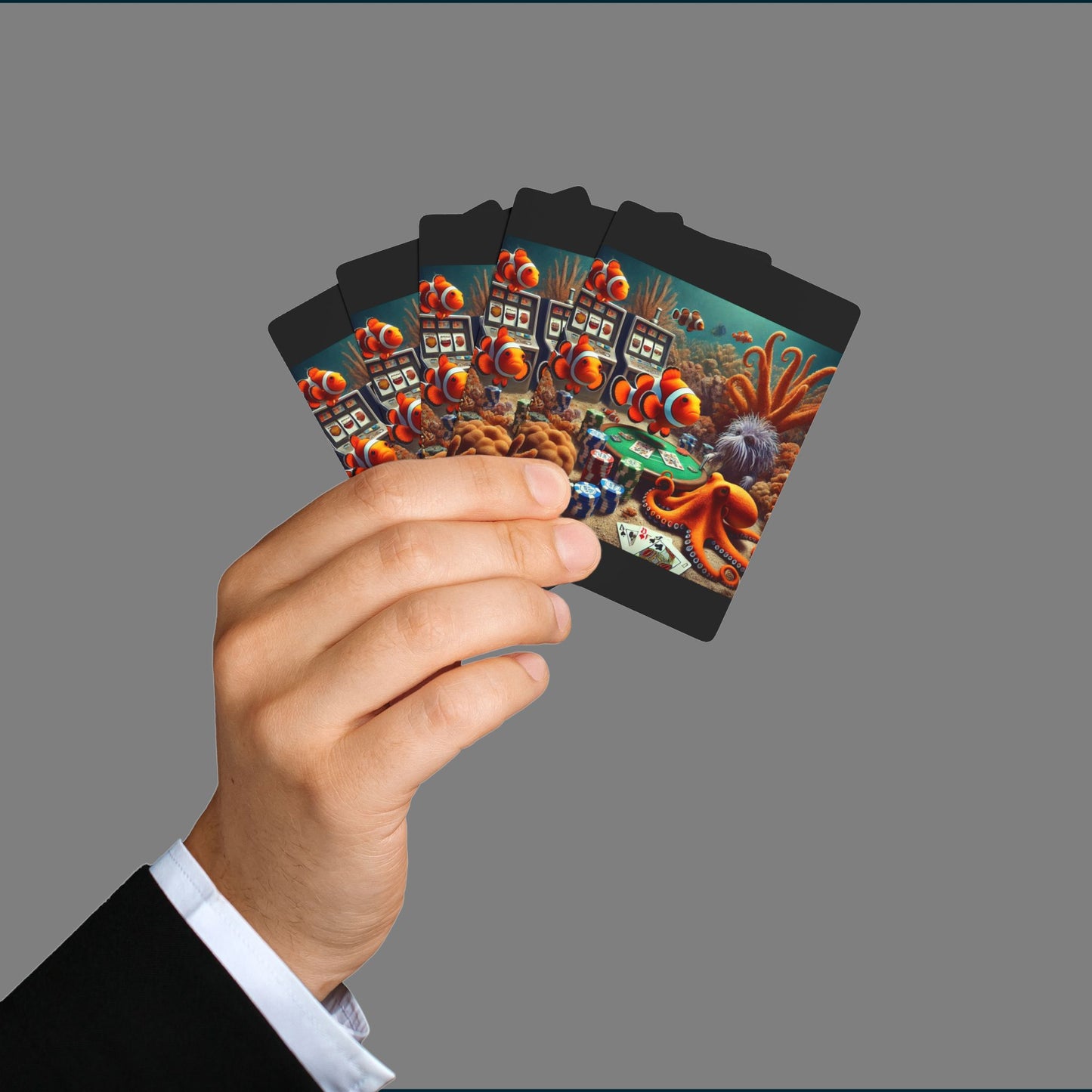 Clown Fish Poker Playing Cards