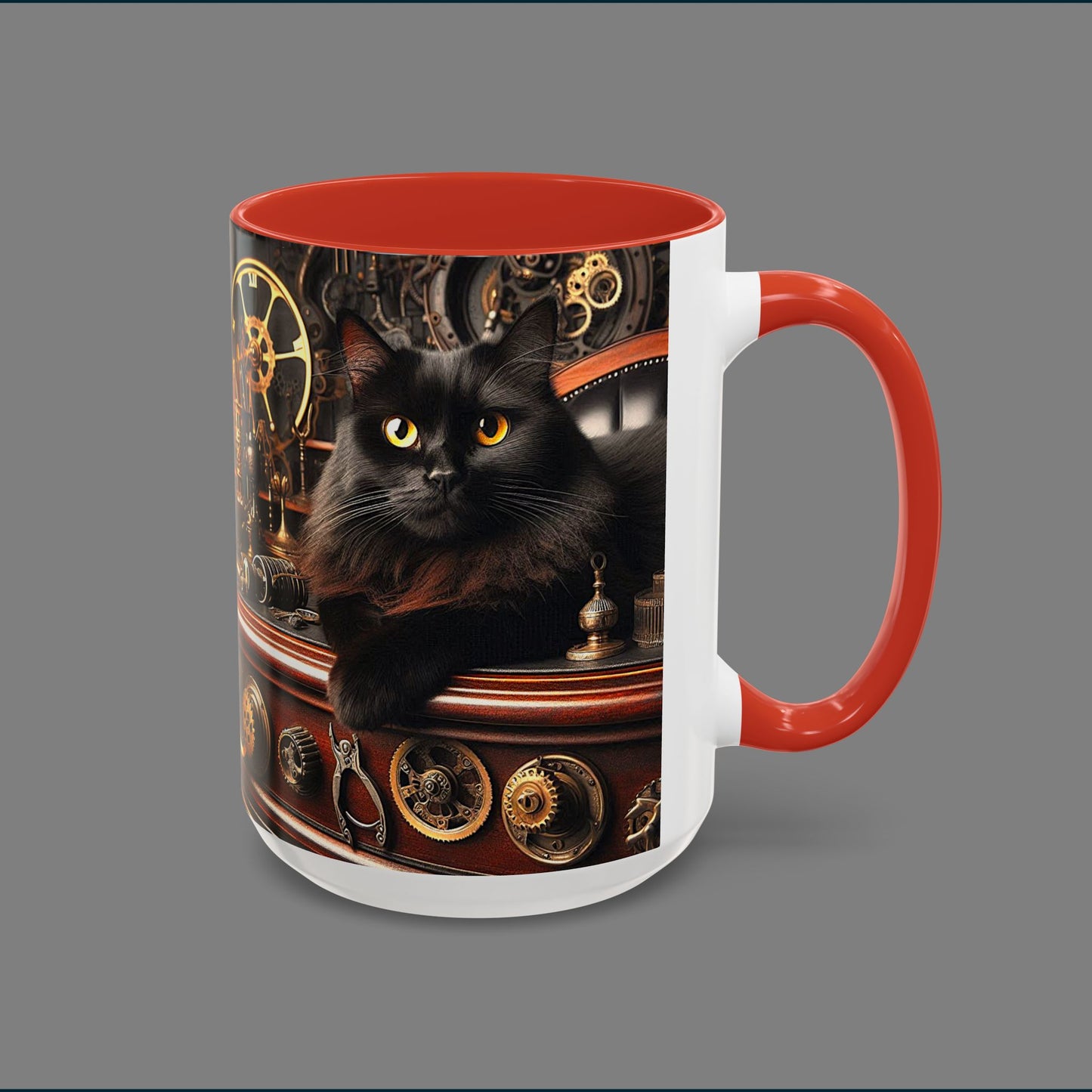 Black Cat Coffee Mug (11, 15oz)