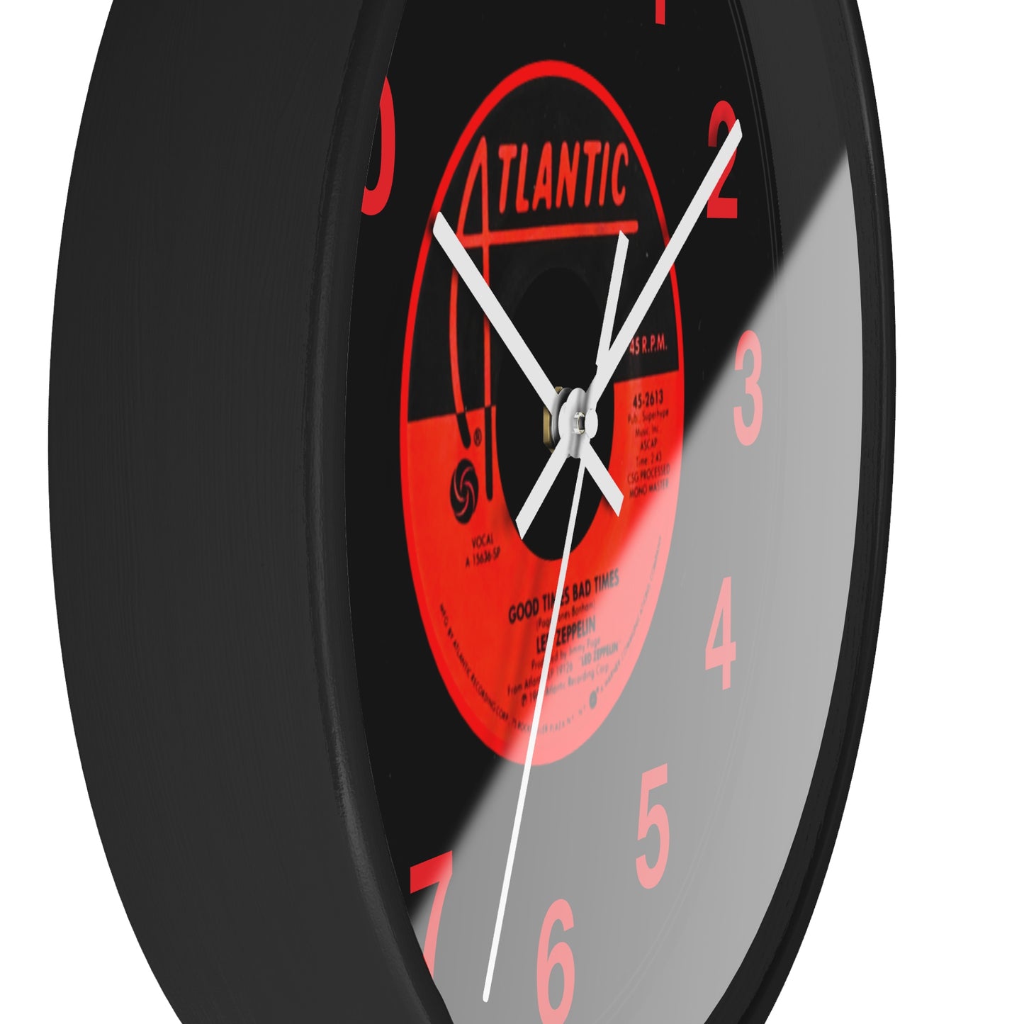 Musician Good Times Bad Times Wall Clock