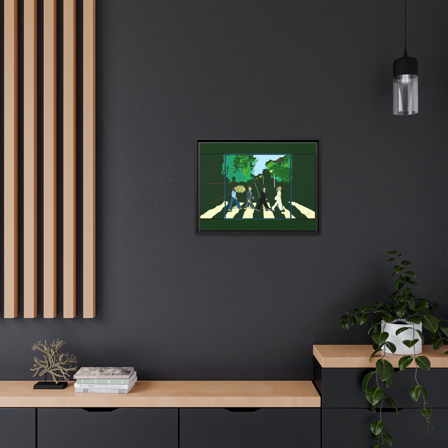 Matte Canvas, Framed (Multi-color)