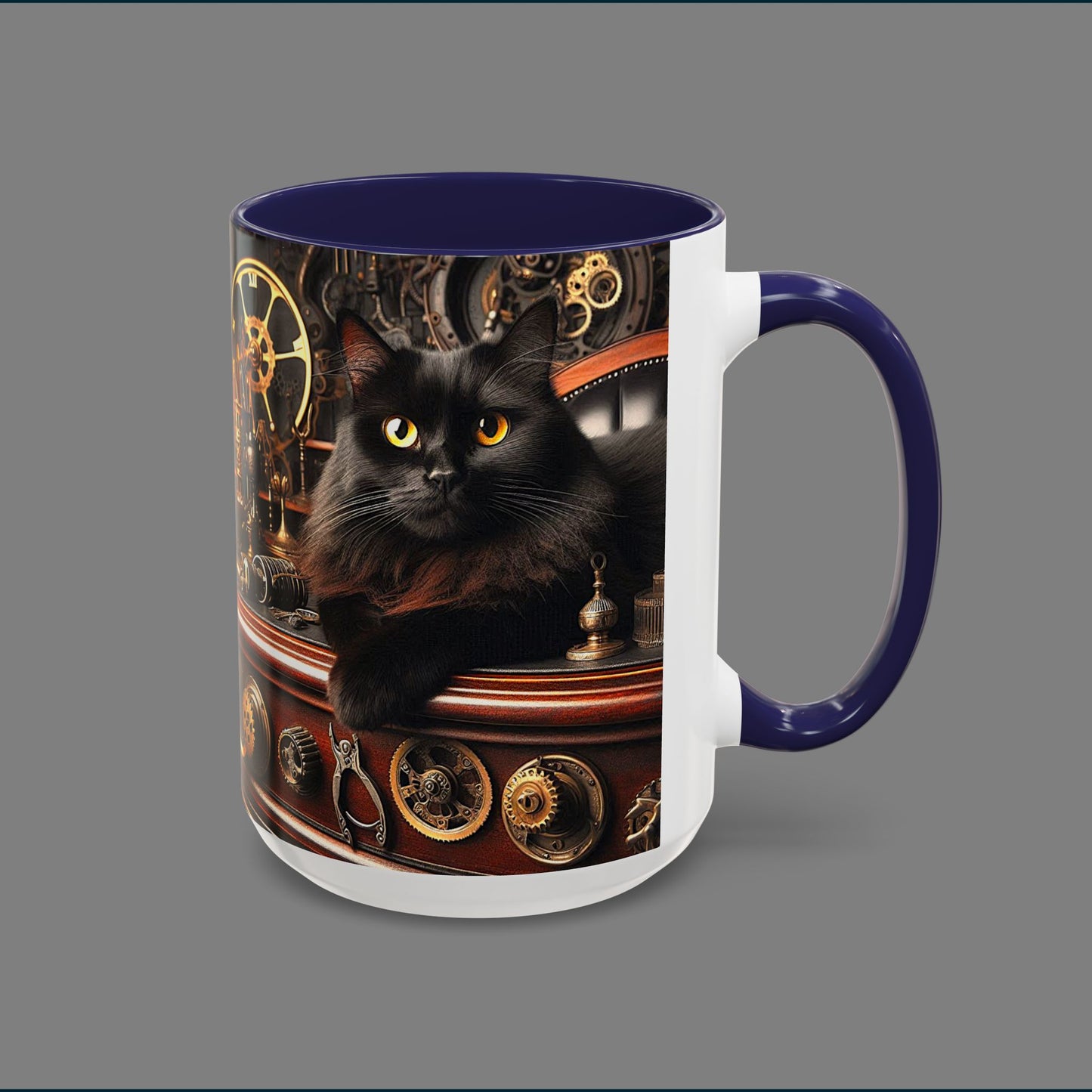 Black Cat Coffee Mug (11, 15oz)