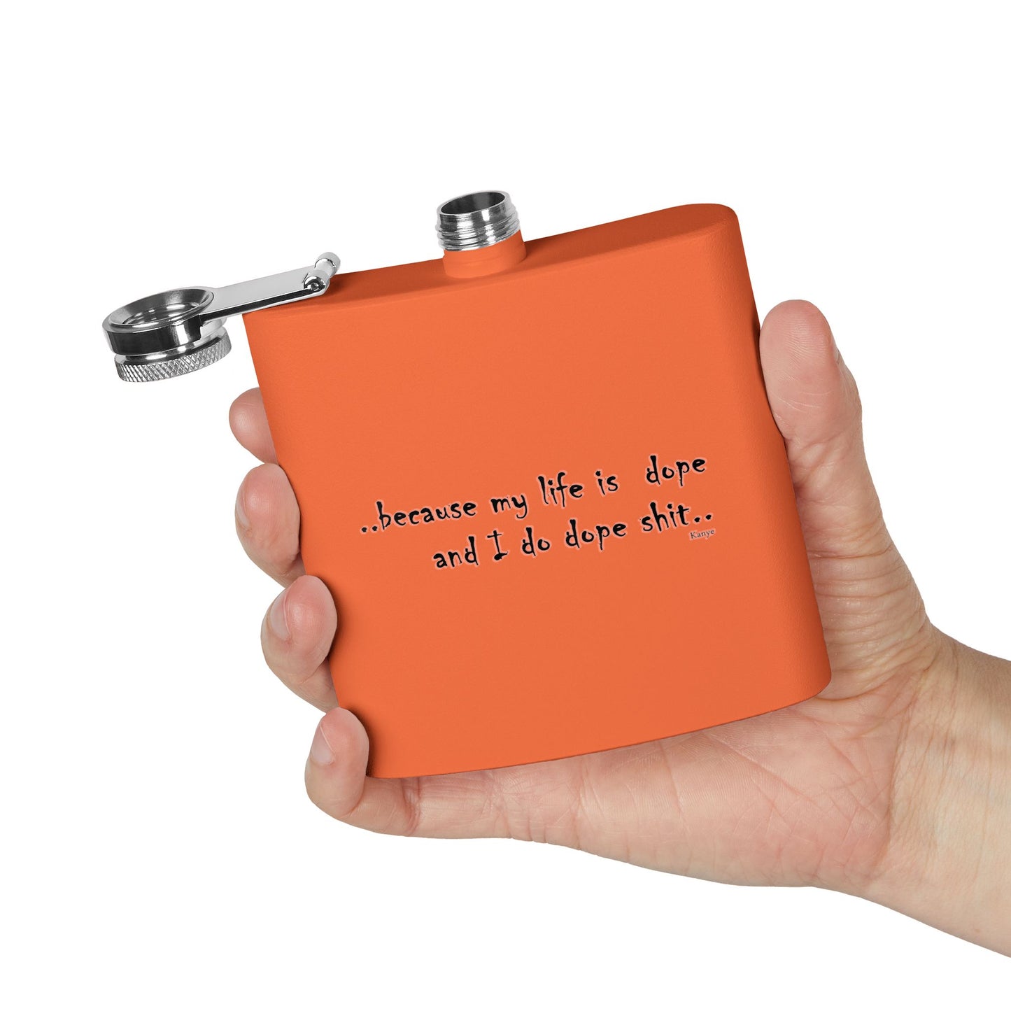 Stainless Steel Flask, 6oz