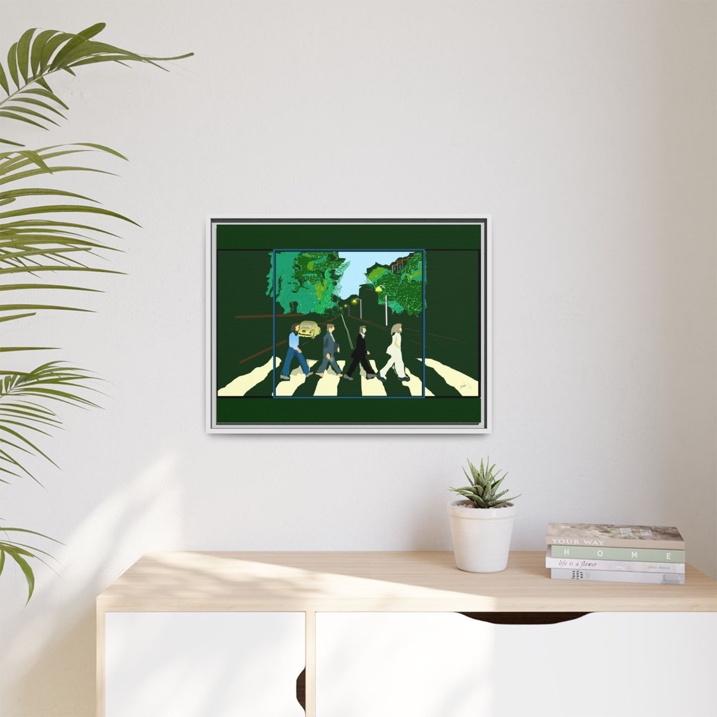 Matte Canvas, Framed (Multi-color)