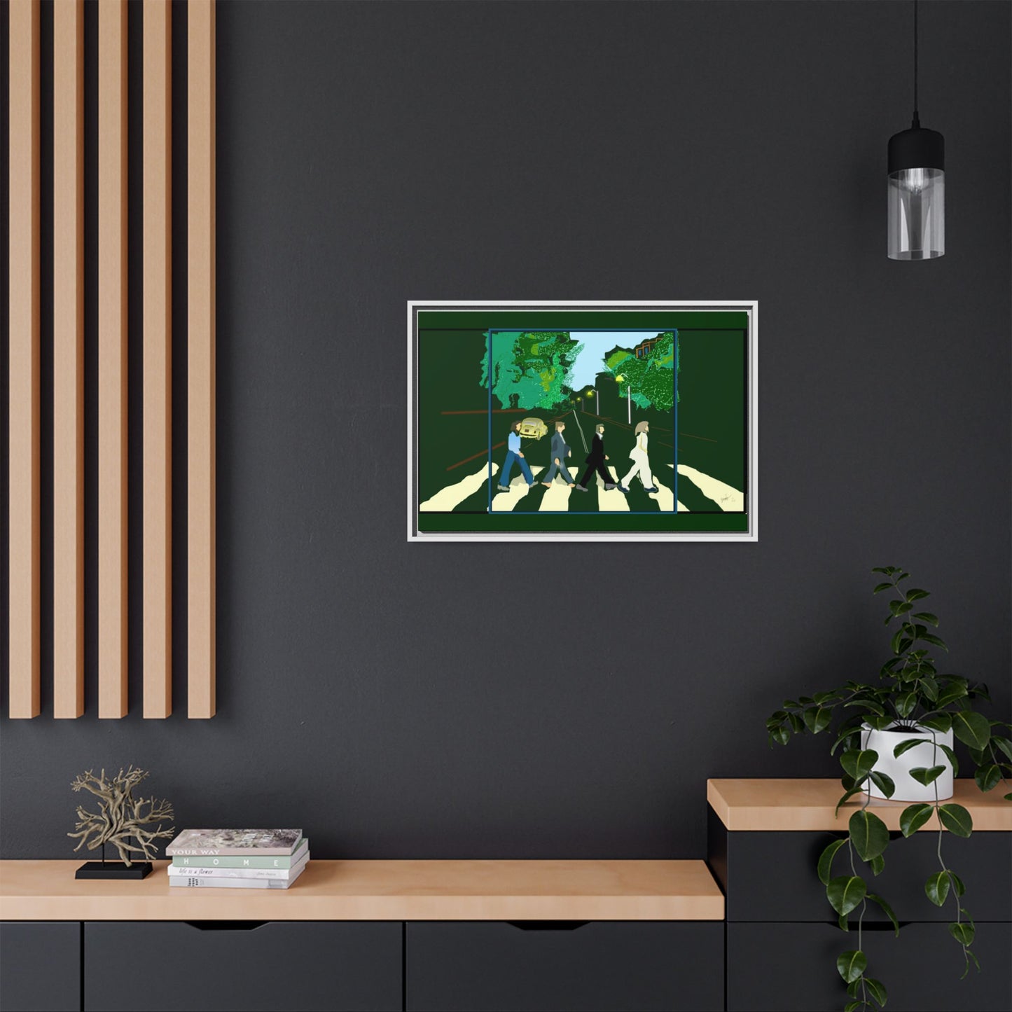 Matte Canvas, Framed (Multi-color)
