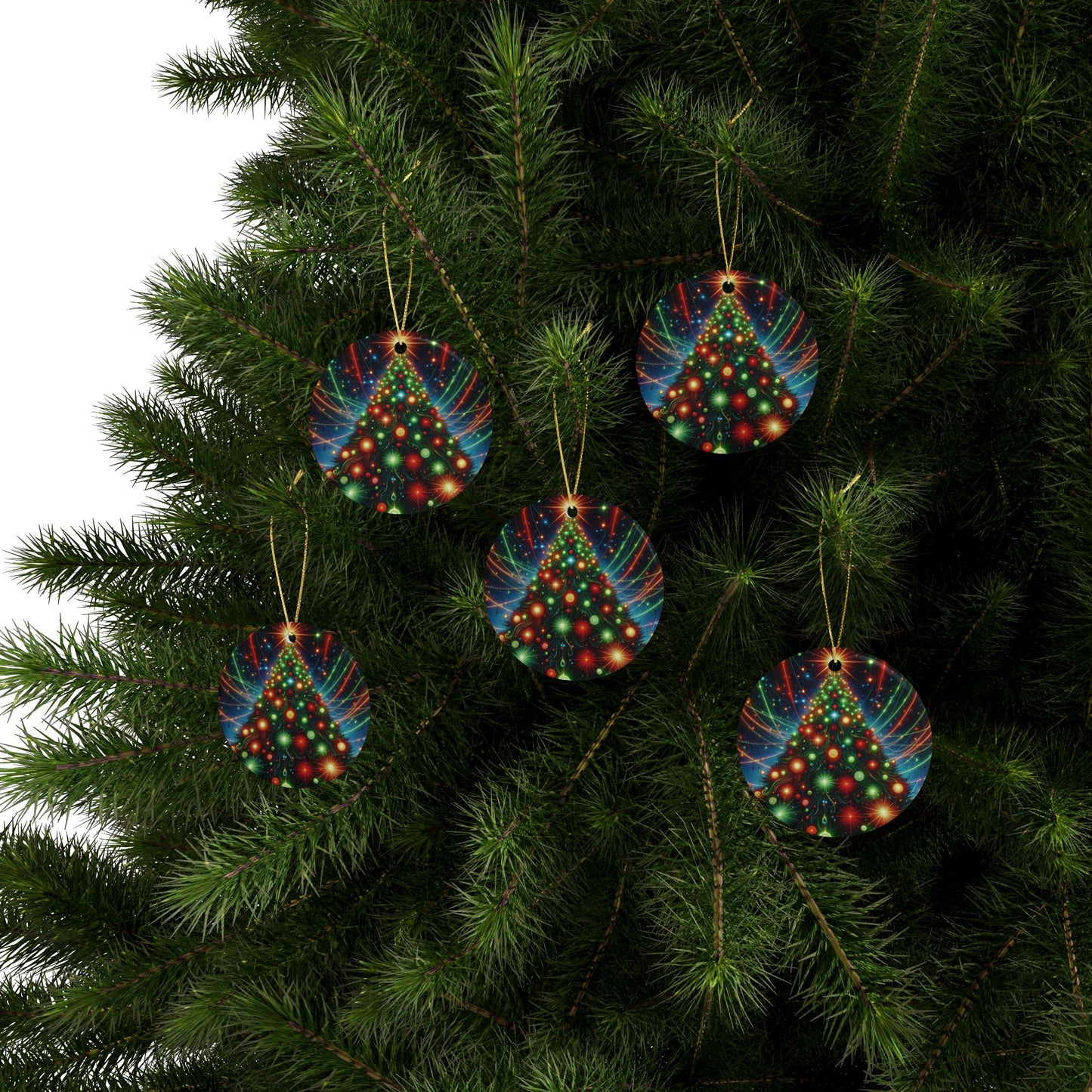 Christmas Ceramic Ornaments (1pcs, 5pcs, 10pcs, 20pcs)