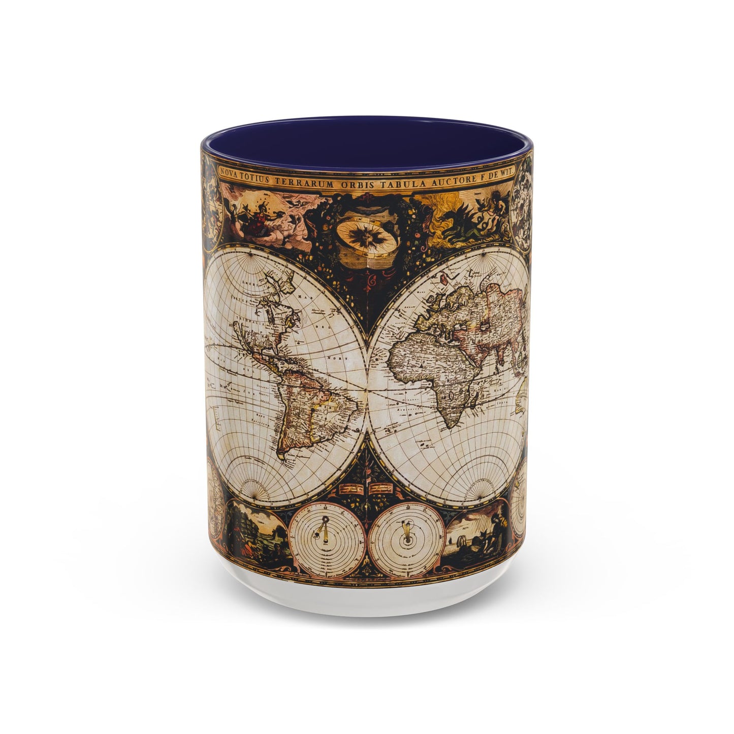 Antique Map Coffee Mug (11, 15oz)