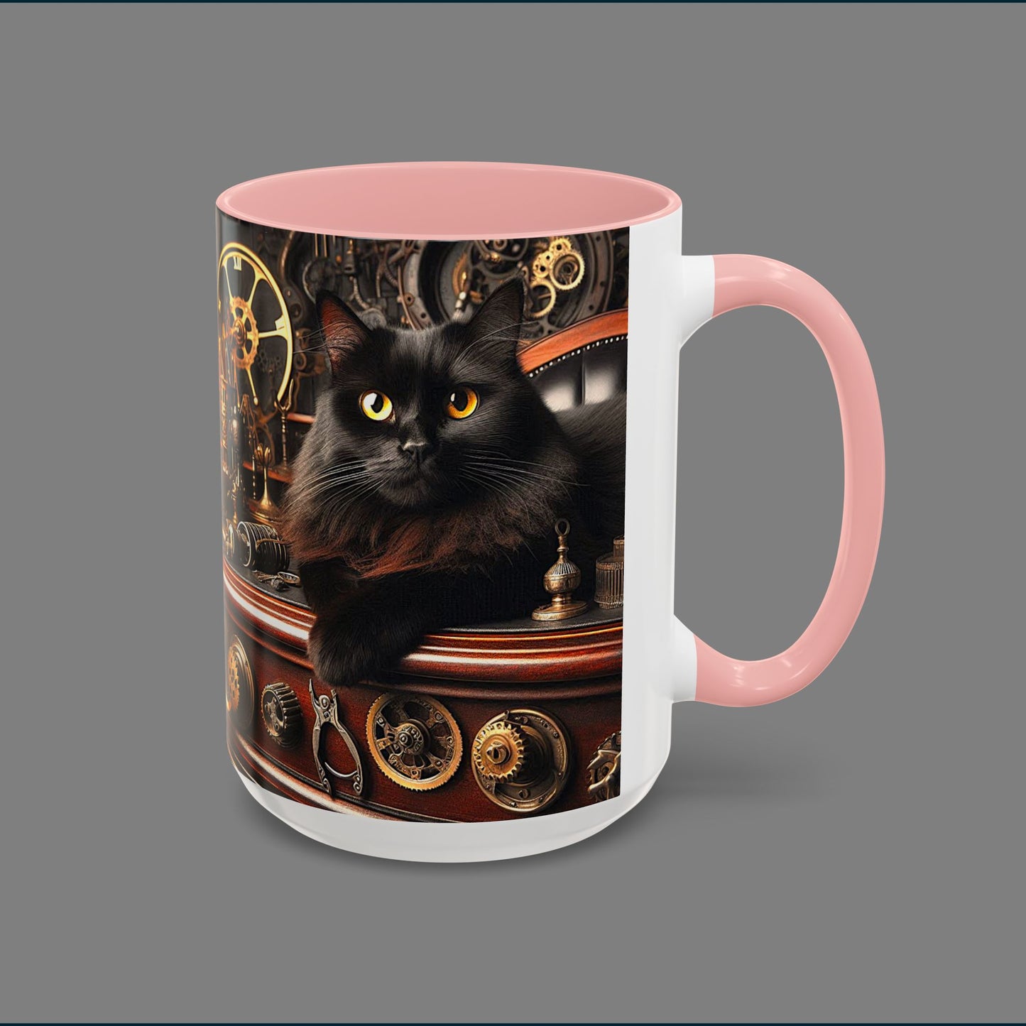 Black Cat Coffee Mug (11, 15oz)