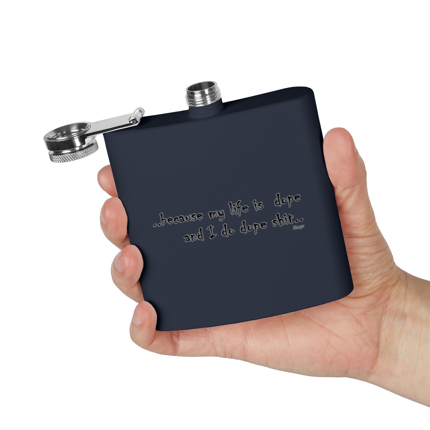 Stainless Steel Flask, 6oz